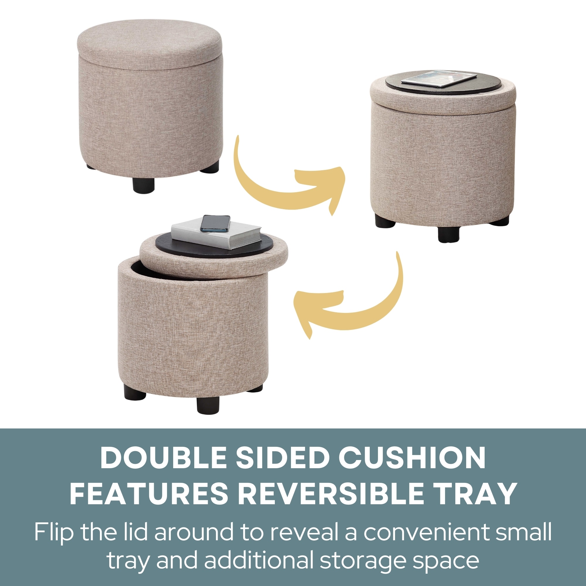 Convenience Concepts R9-222 Indoor-Ottomans - View #6