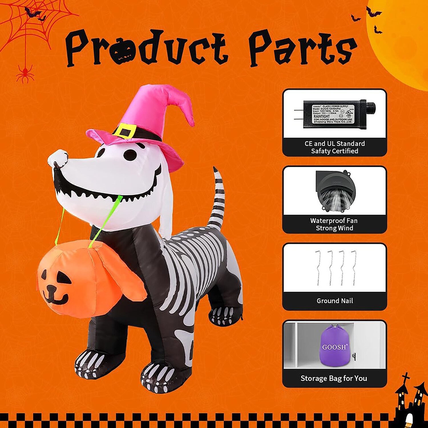 GOOSH DJ-WS-69104 Outdoor-Halloween-Decor - View #6