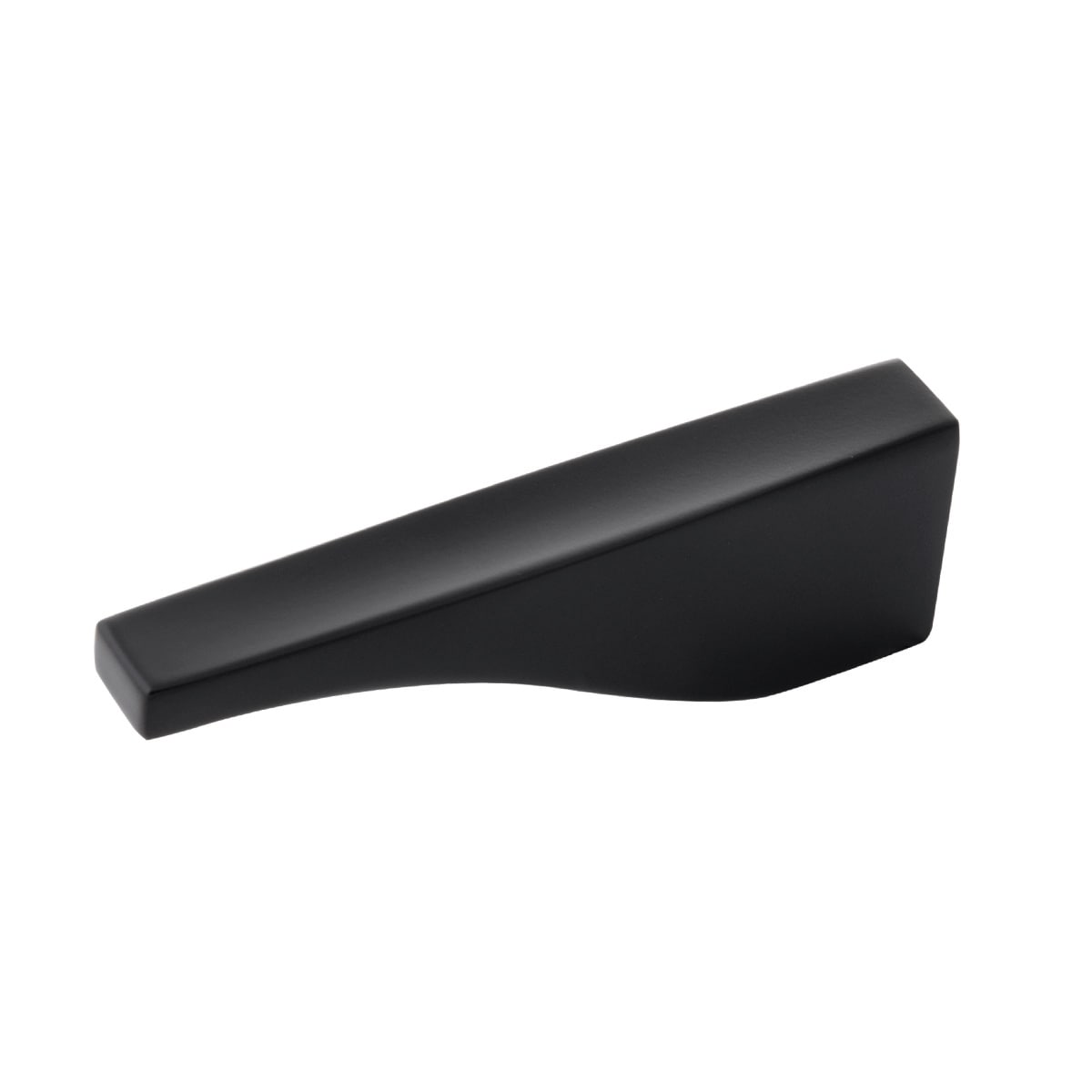 Belwith Keeler B076147-MB Channel Matte Black Rectangular Contemporary Cabinet Knob