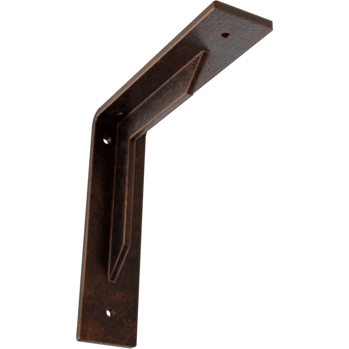 Ekena Millwork BKTM02X08X08STACO Stockport 8-in x 2-in x 8-in Antique copper Steel Mounting bracket