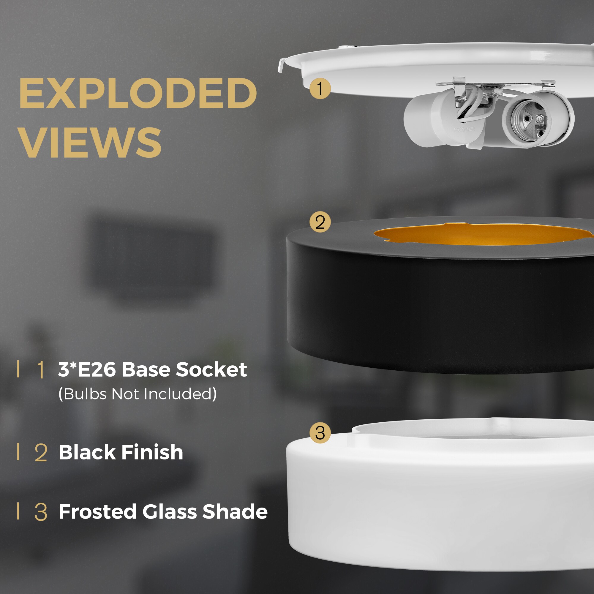 LTMATE LSC-3336M-BK flushmounts - View #3