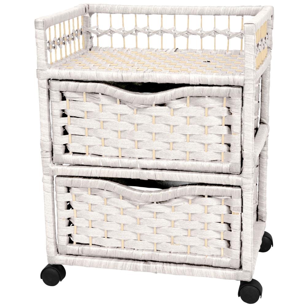 Red Lantern JH09-069-2-WHT White Pine 2-Drawer Chest
