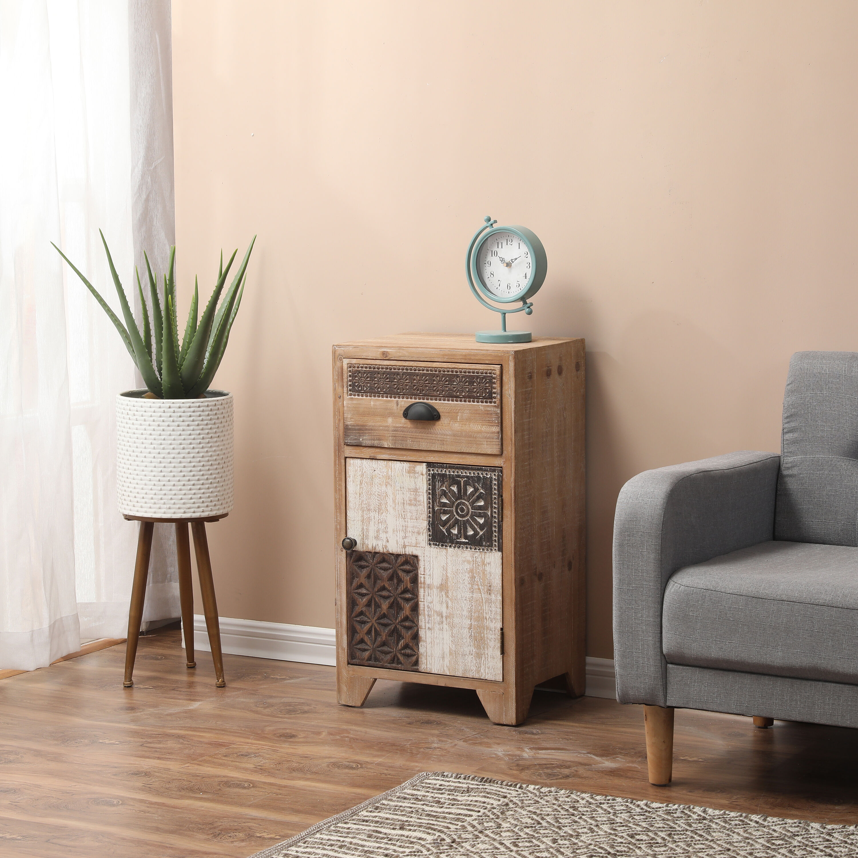 LuxenHome WHIF770 End-Tables - View #3