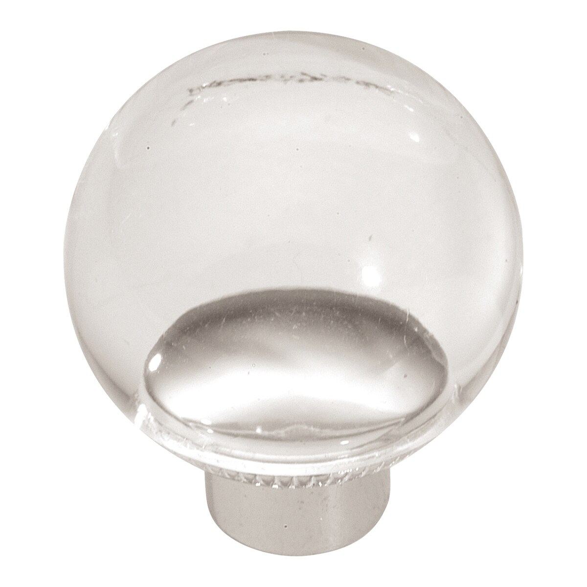 Hickory Hardware P705-LU Crystal Palace 1-3/16-in Lucite Round Contemporary Cabinet Knob