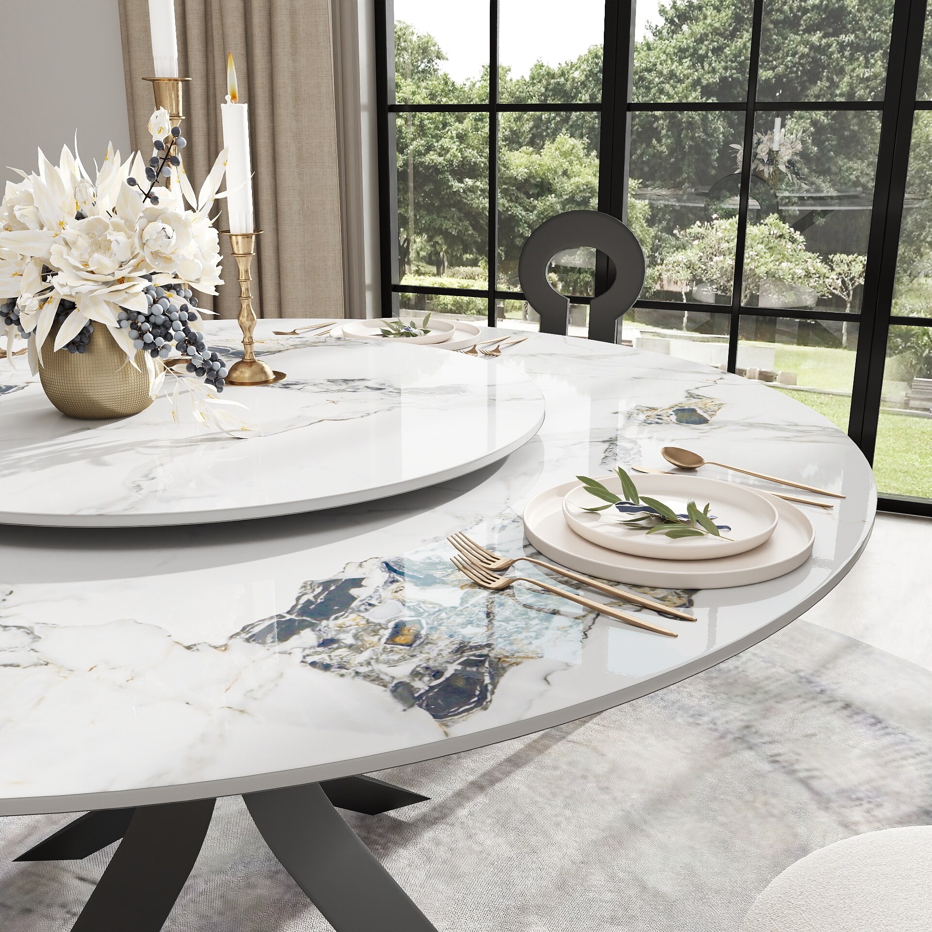 BuotiqHom DH-B-135F60-2B Dining-Tables - View #3
