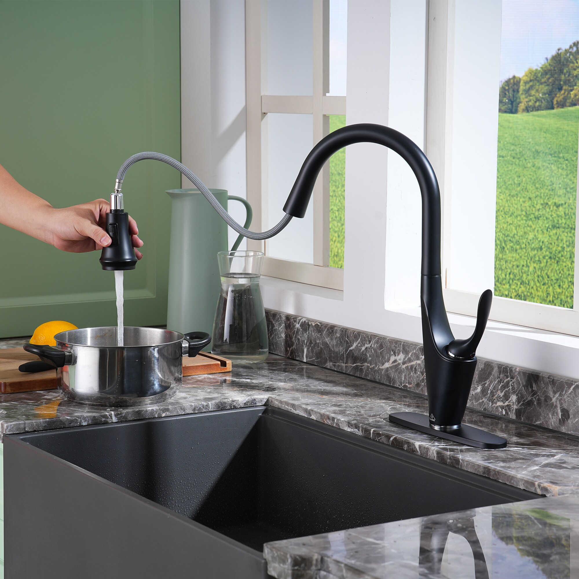 Clihome DG-KF01MB Kitchen-Faucets - View #4