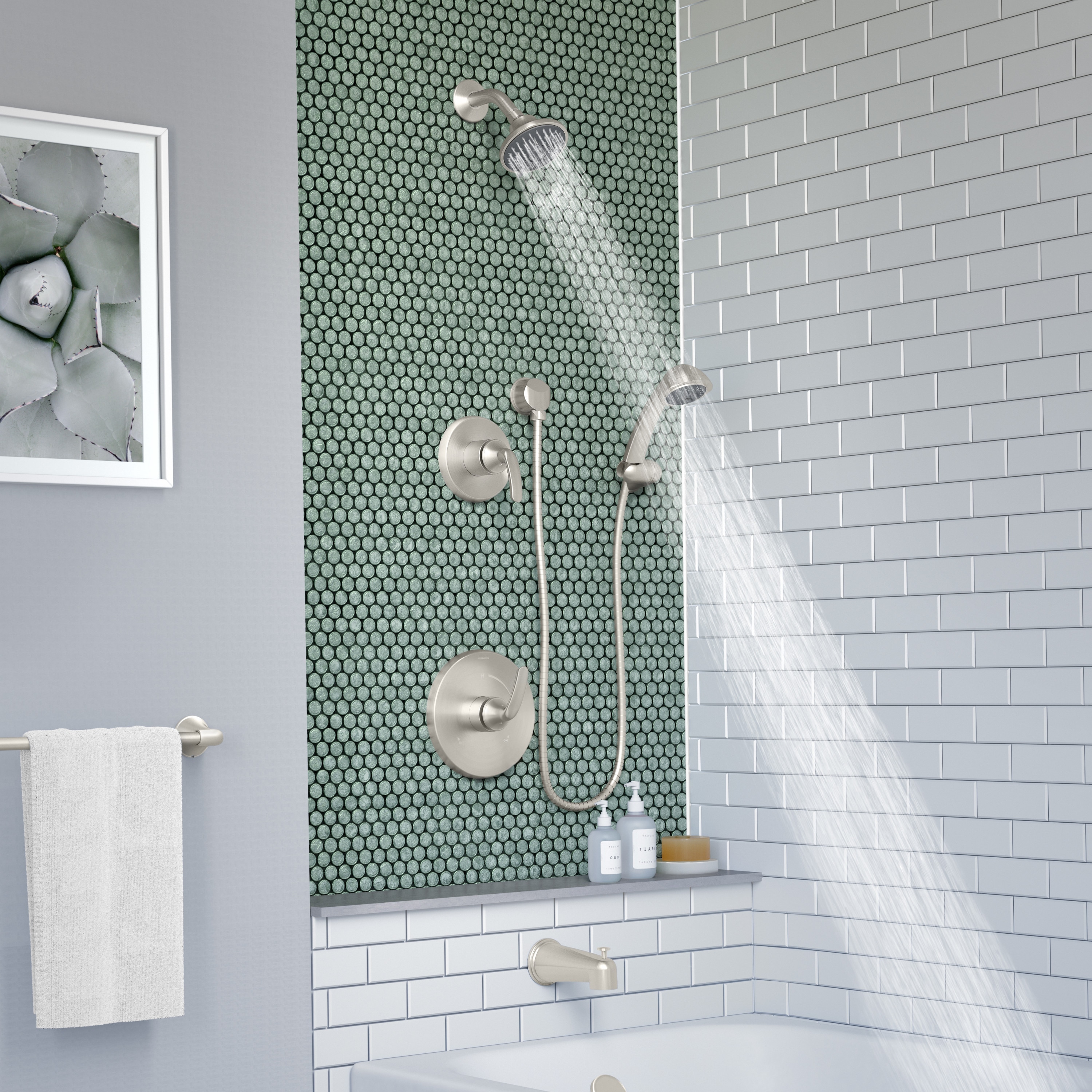 Symmons 5506-STN-1.5-TRM Tub-Shower-Faucets - View #6