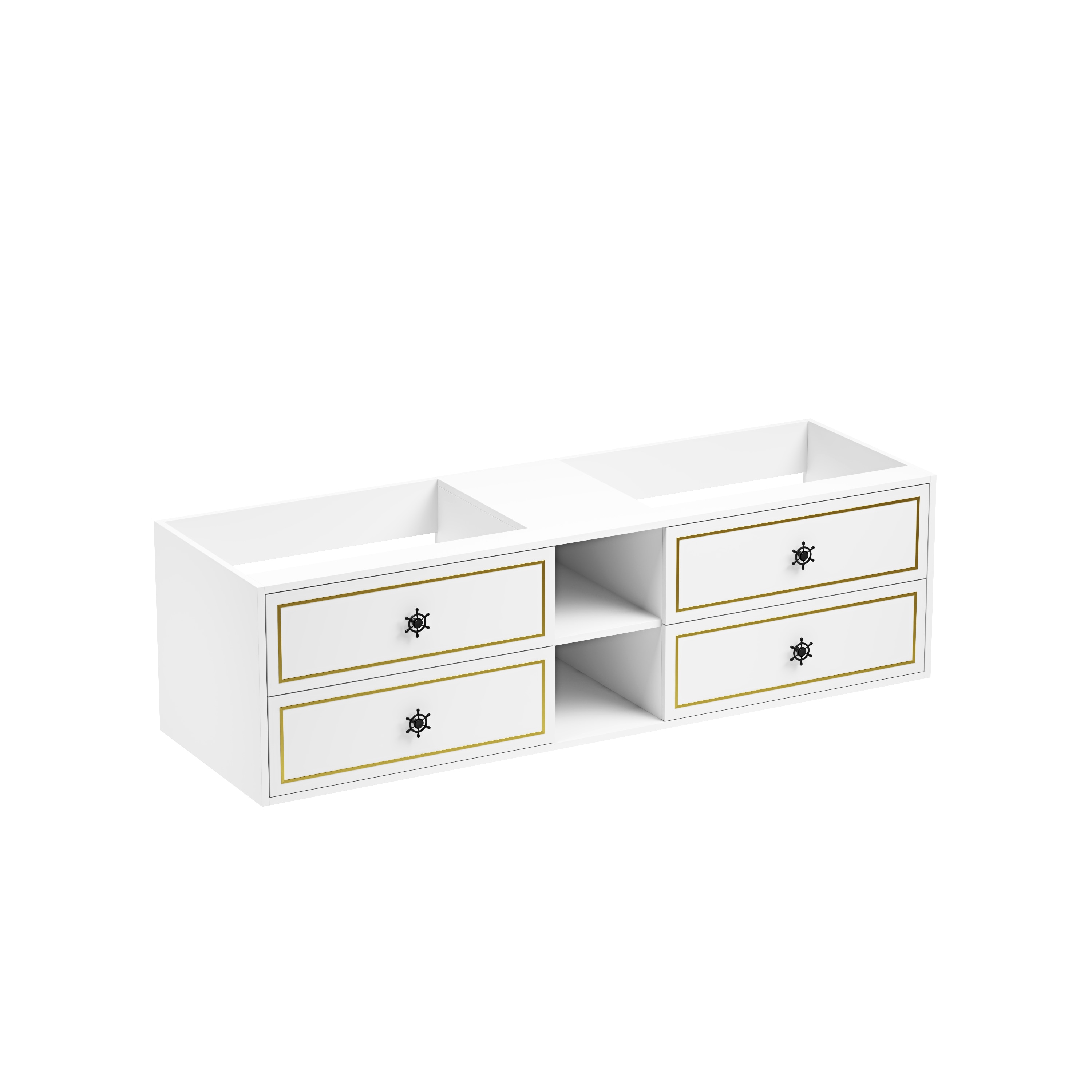 Vacolite KP-9643WH03 23-Inches x 22-Inches x 72-Inches White Bathroom Wall Cabinet