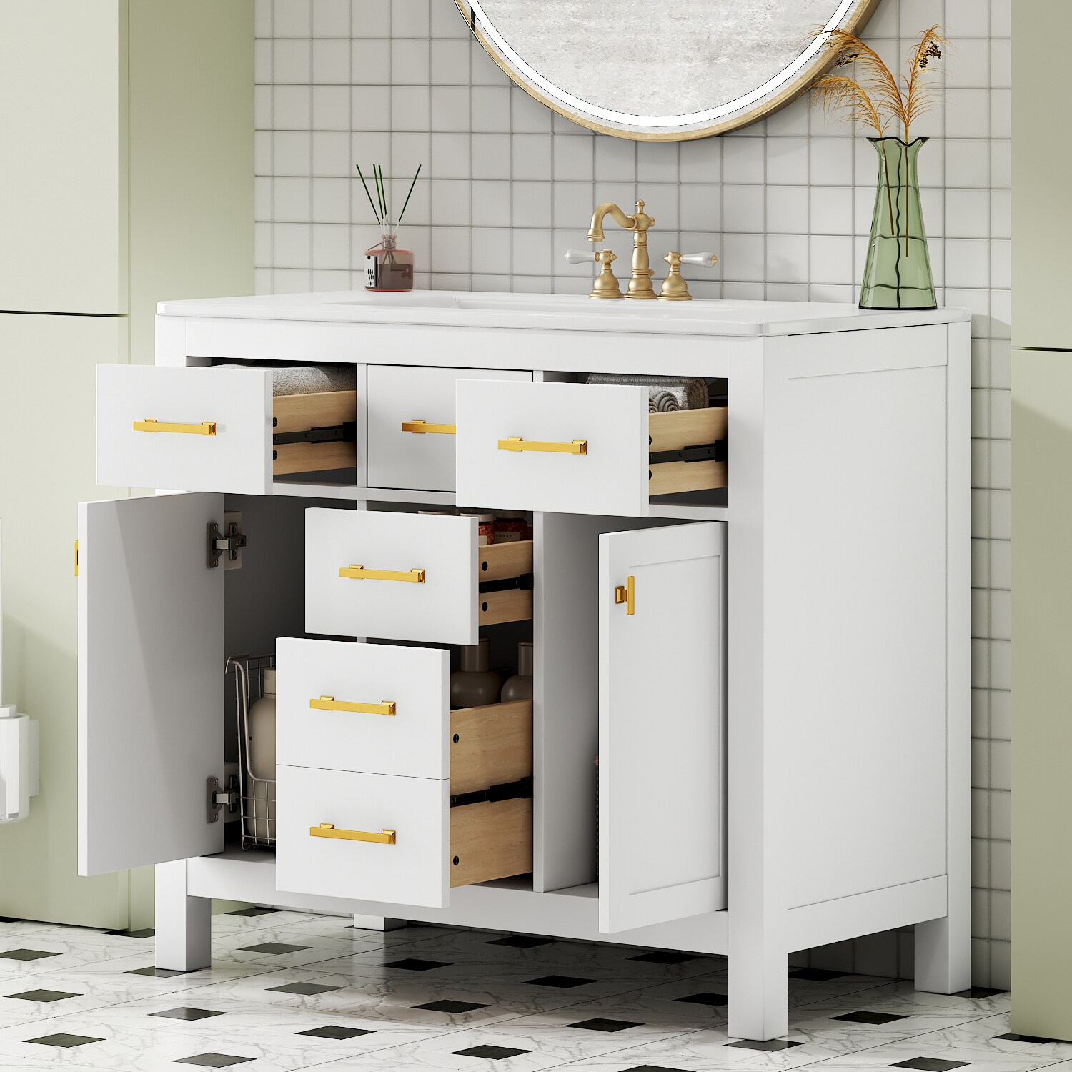 Dexmalle D710P247494K Bath-Vanity-Combo - View #9