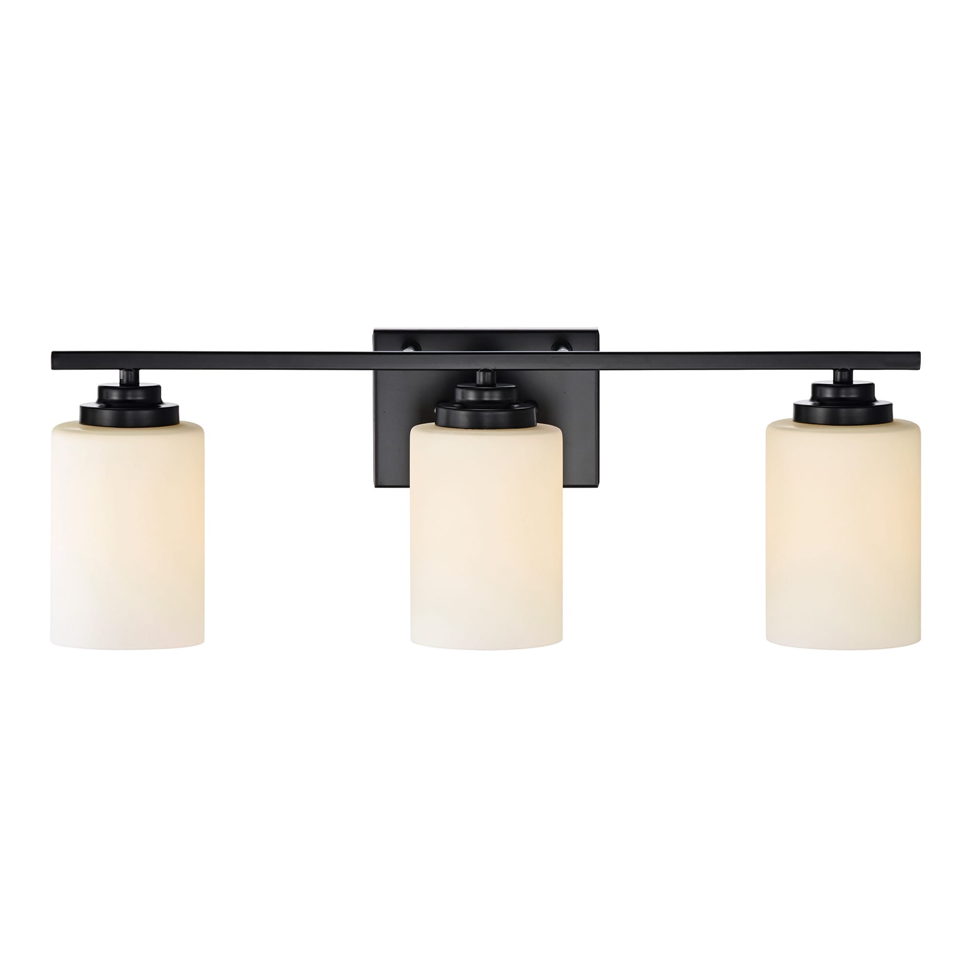 Edvivi EW6053-BK Aliana 22-in 3 -Light Matte Black Modern/contemporary Vanity light