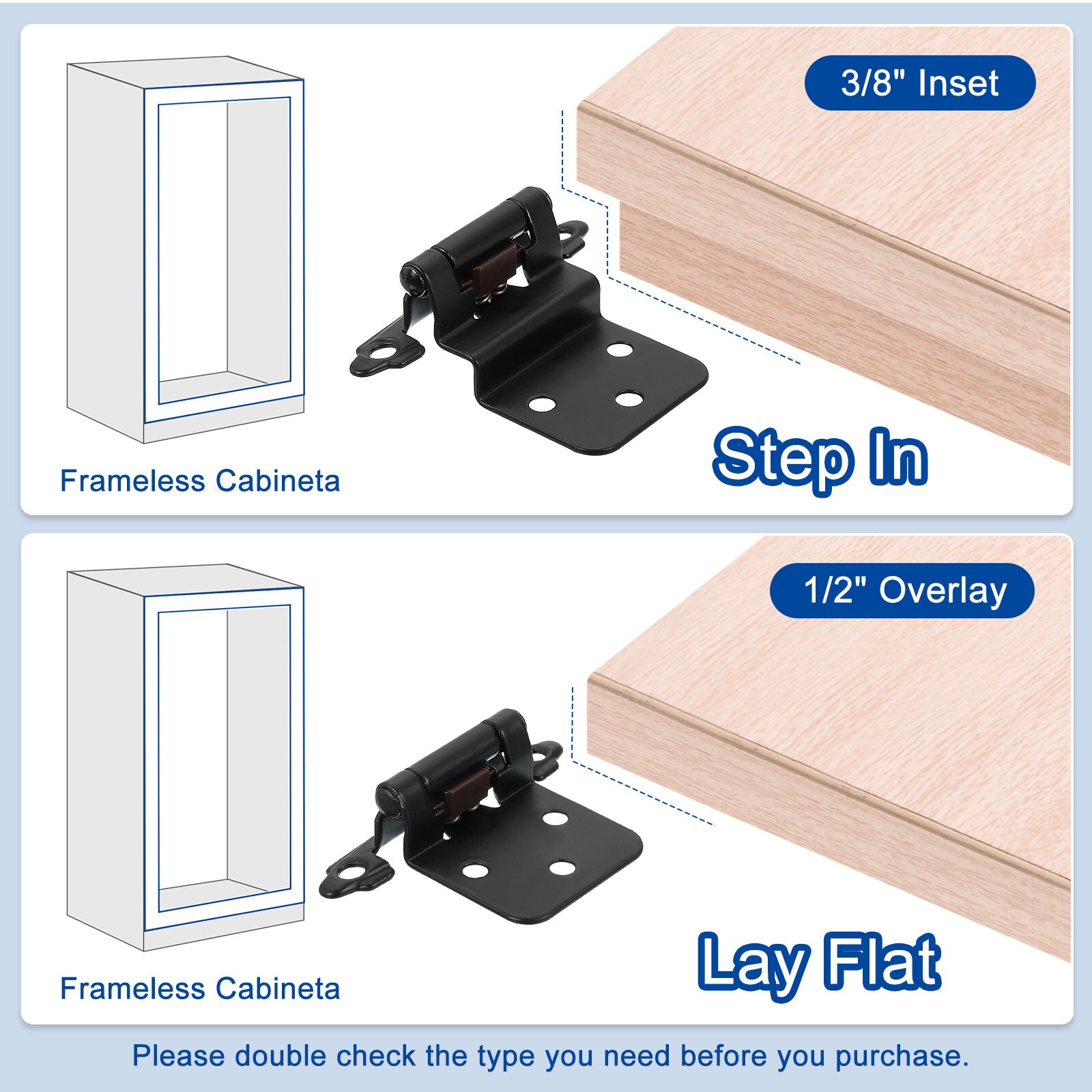 Unique Bargains S25093000UX8785 Cabinet-Hinges - View #5