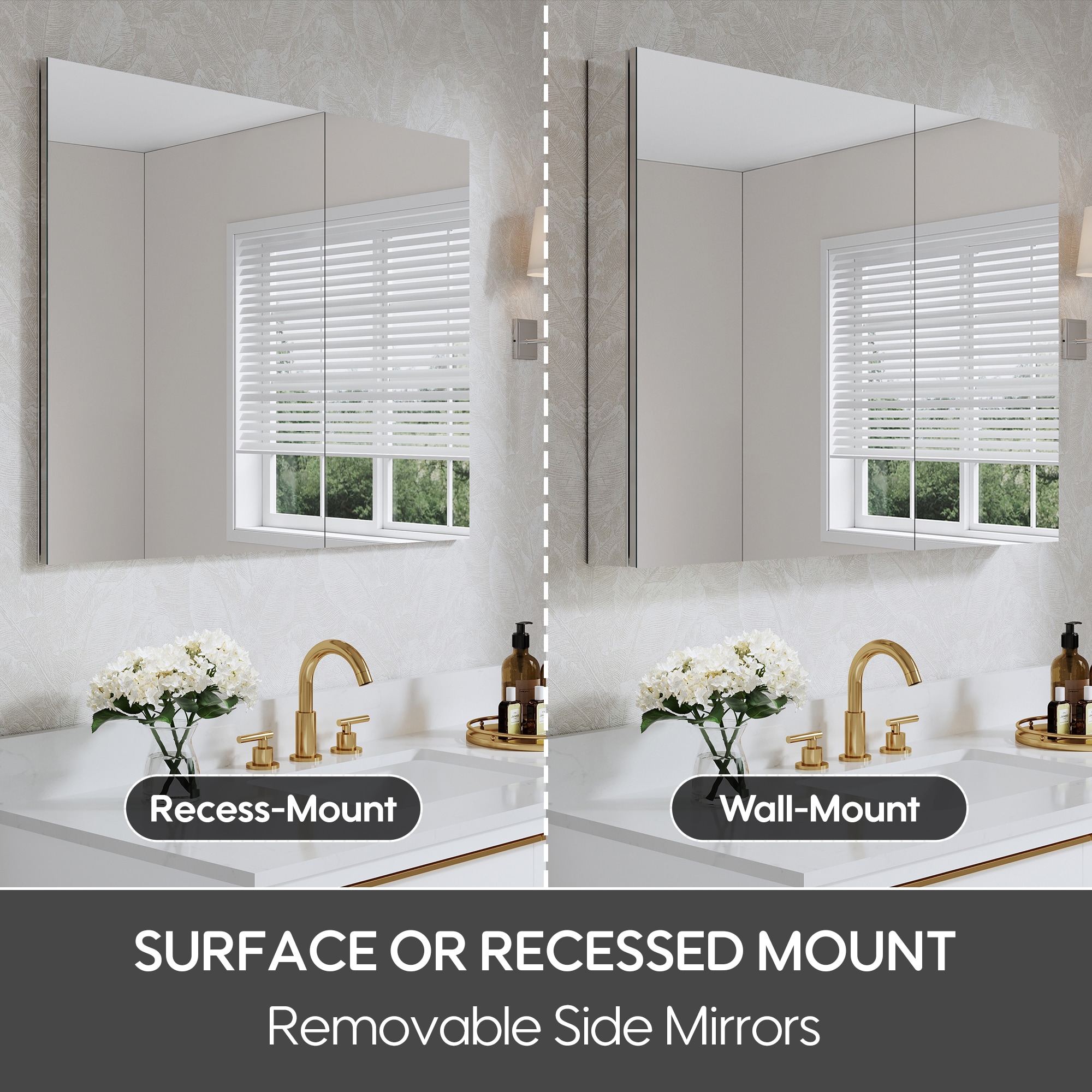 WELLFOR EXMC-2430L3 Bathroom-Medicine-Cabinets - View #5