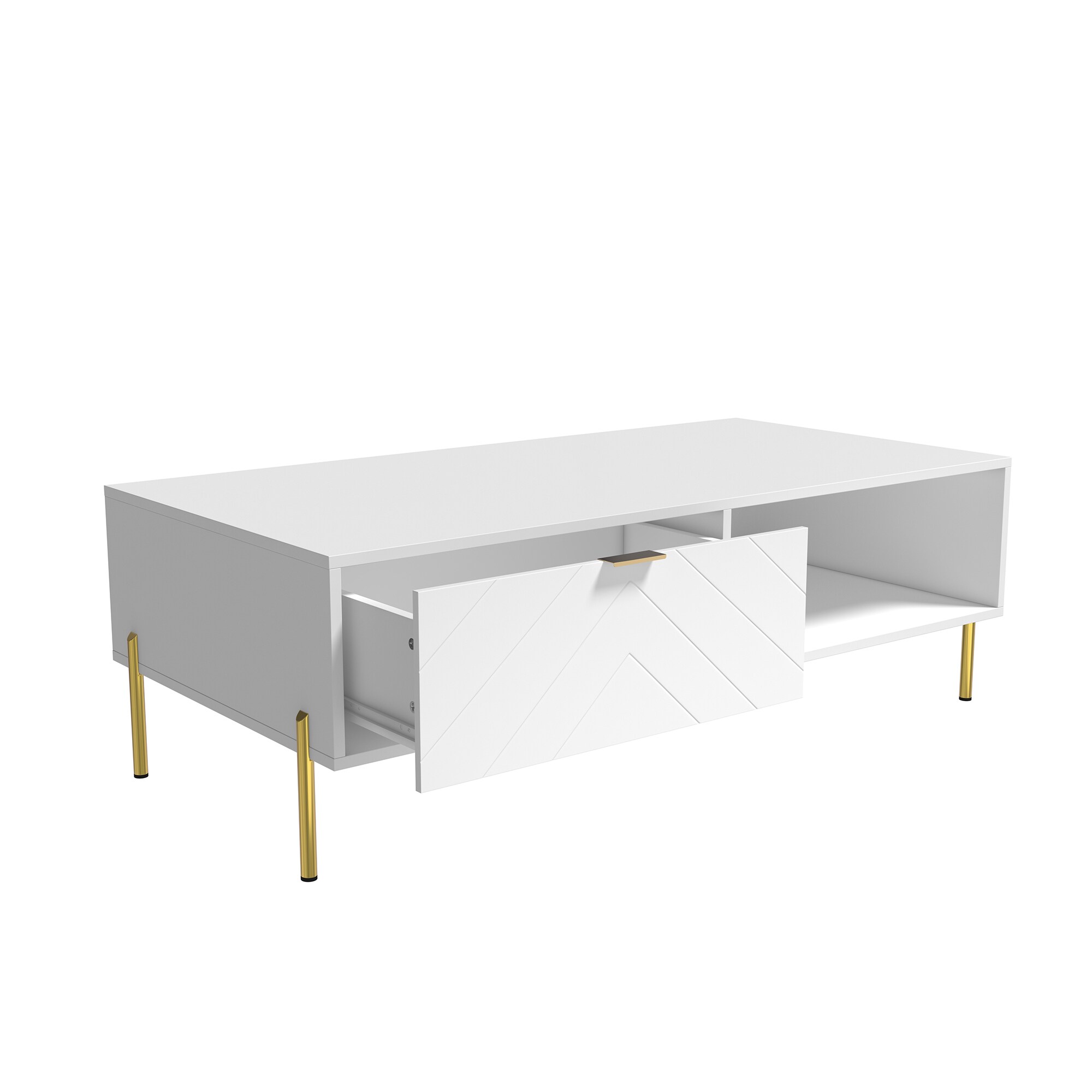 Clihome CL02WC011WH Coffee-Tables - View #3