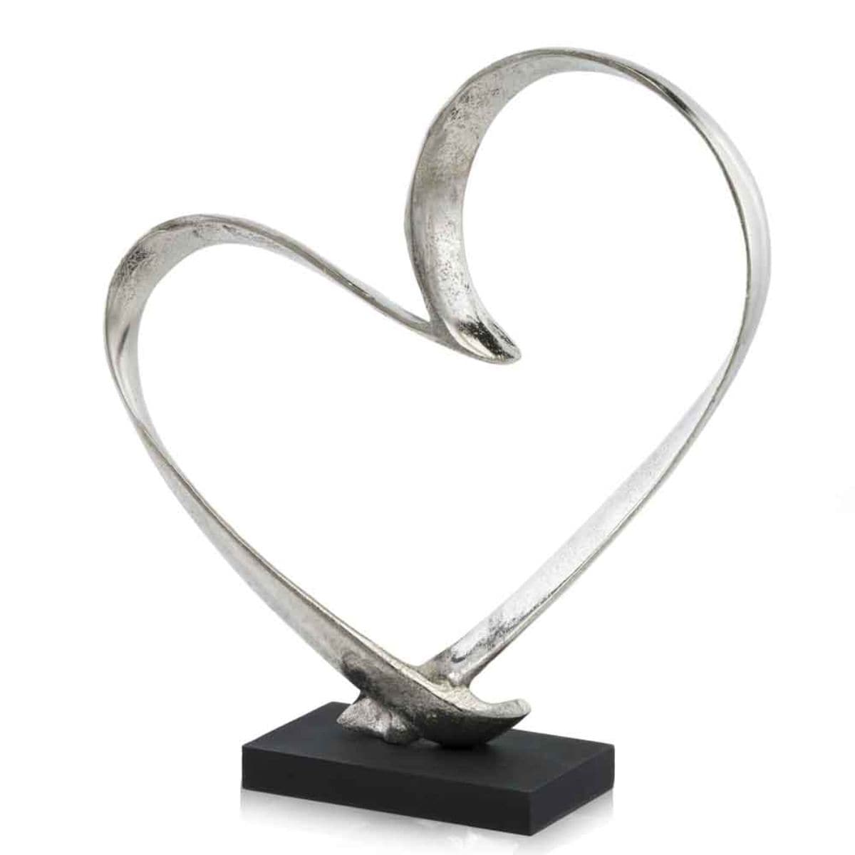 HomeRoots 354624 Silver Aluminum Modern Sculpture