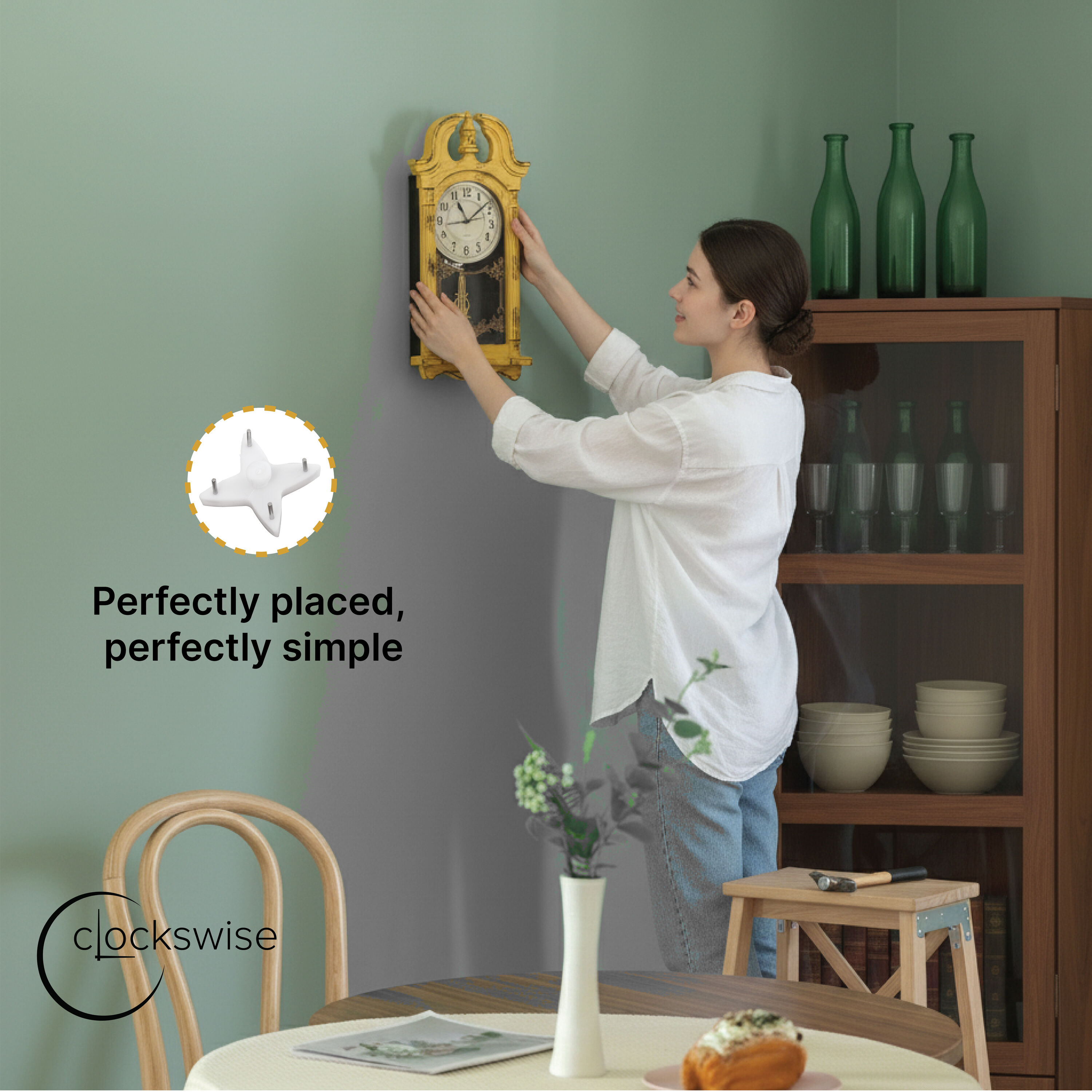 Clockswise QI004822-20.YL Indoor-Outdoor-Clocks - View #5