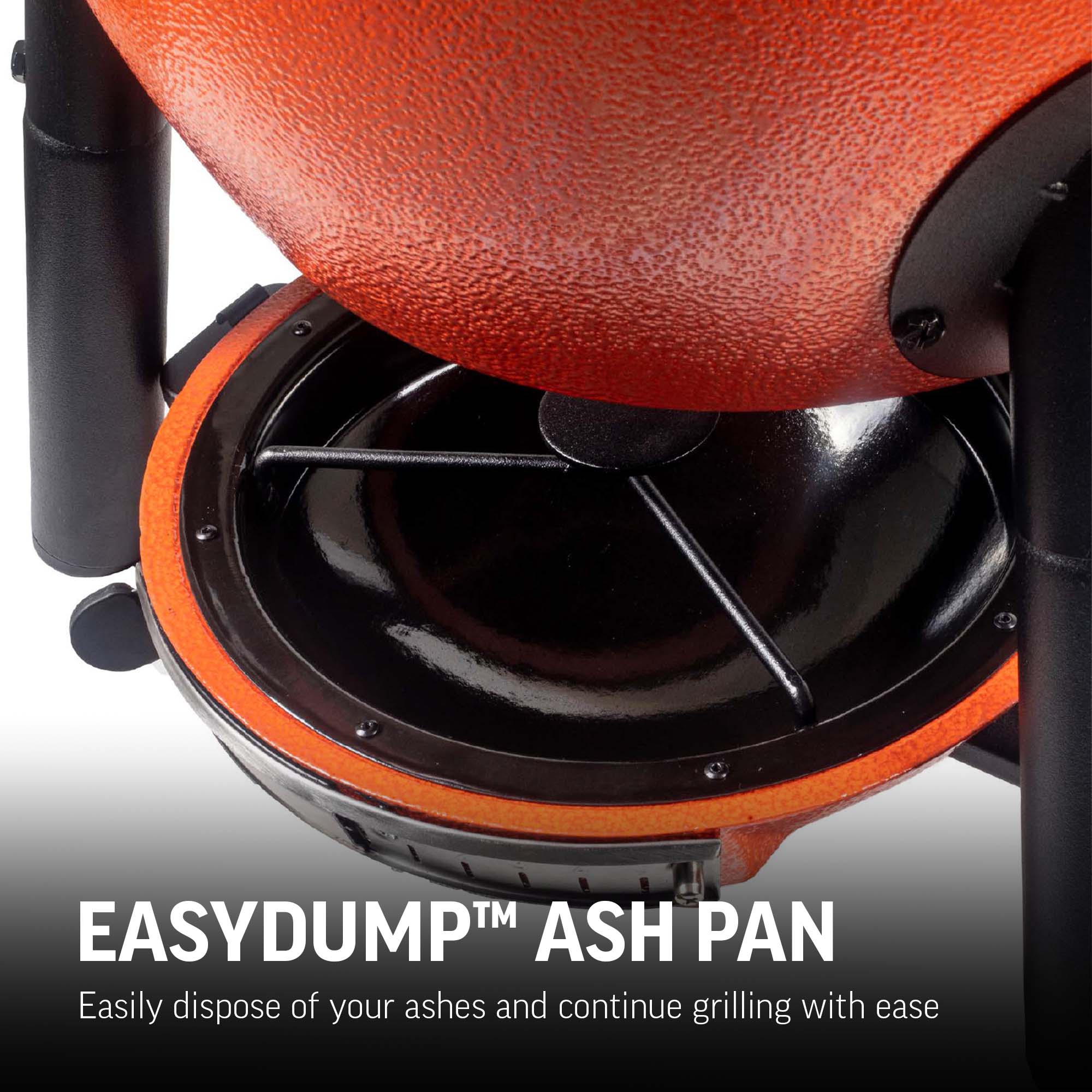 Char-Griller AKORN Jr. Kamado Grill 15-in W Orange Kamado