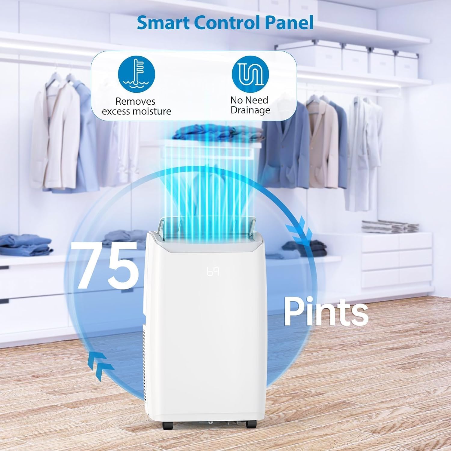 Qeetex LSHQQPHO-10HZ5V1Q Portable-Air-Conditioners - View #3
