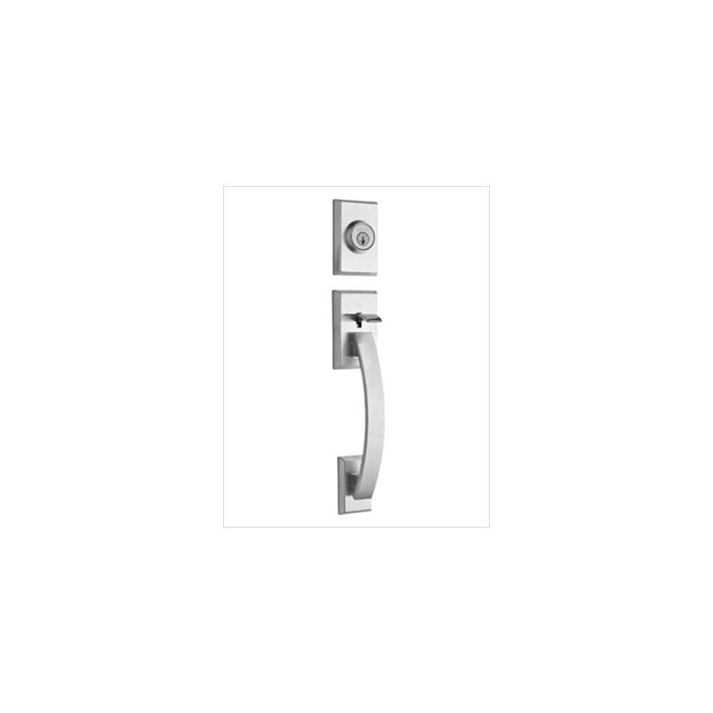 Kwikset 802TVHLIP-26D Signature Series Satin Chrome Dummy Door Exterior Handle