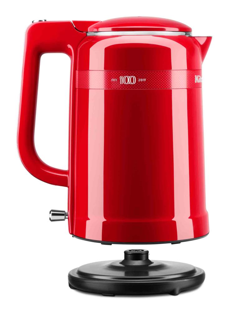 KitchenAid Queen of Hearts Passion Red 6-Cup Corded Manual Electric Kettle  at
