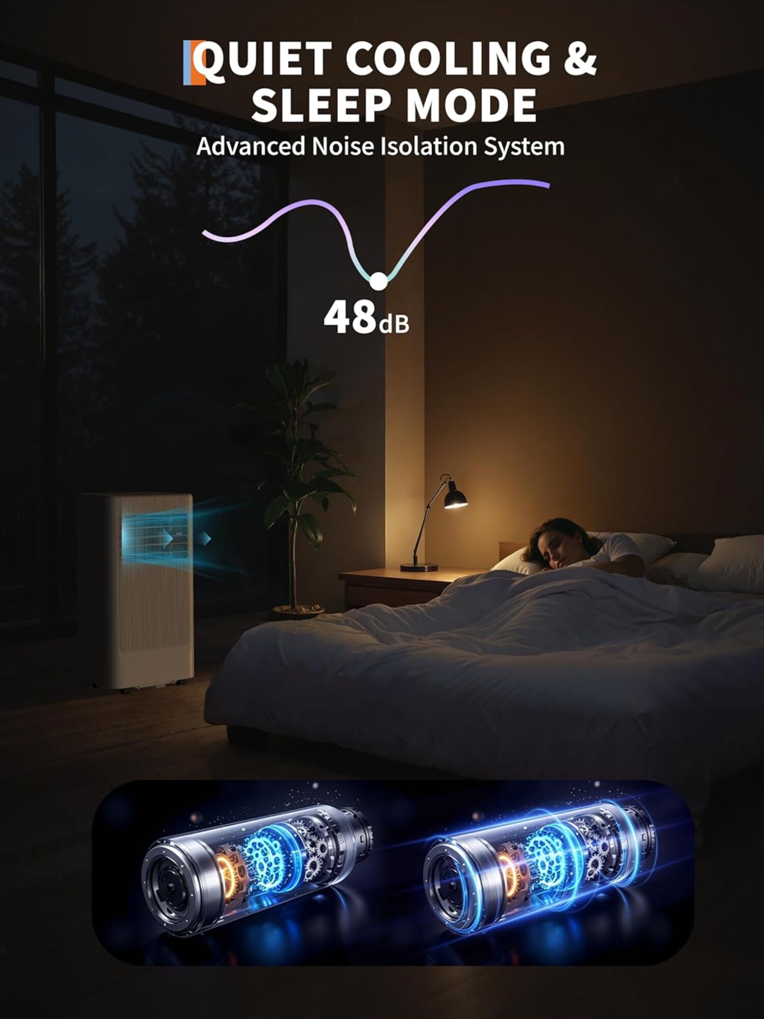 Der Rose LMX-PHK-336TFR8S Portable-Air-Conditioners - View #5