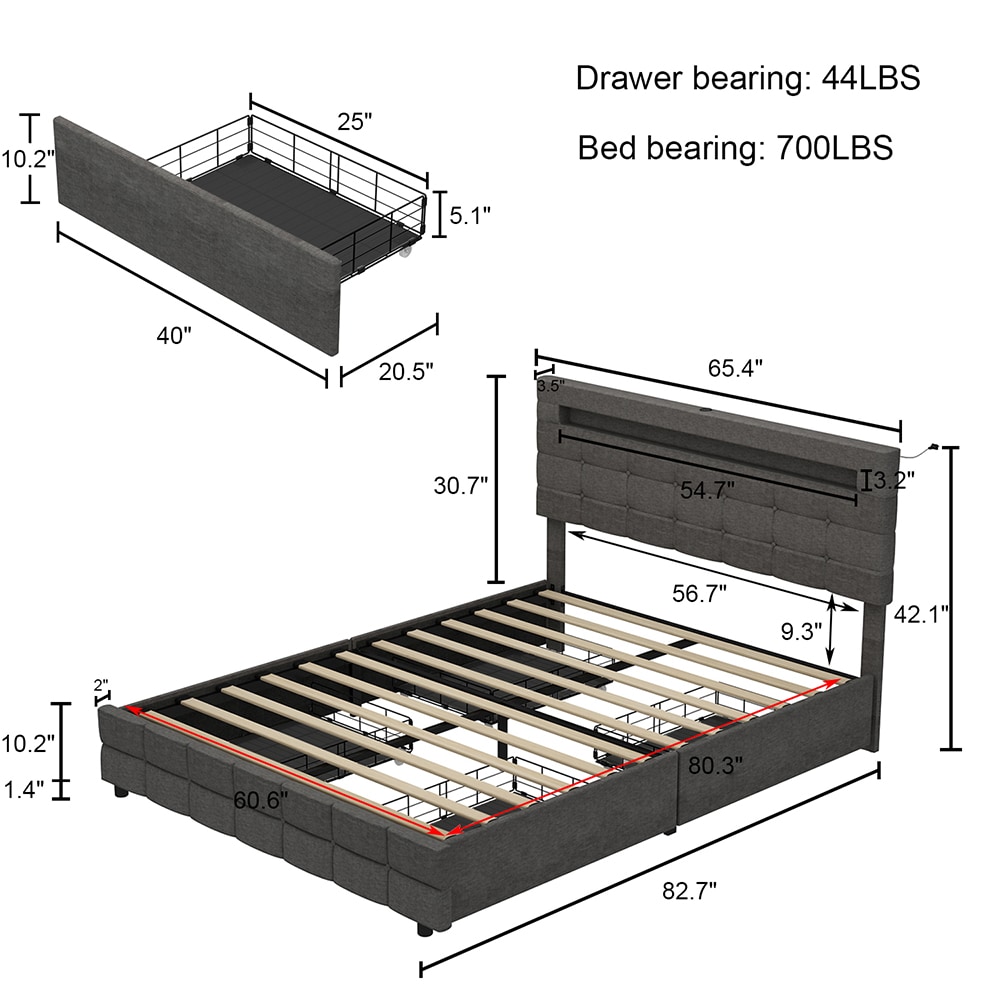 Homsee C-KF330052-01 beds - View #17