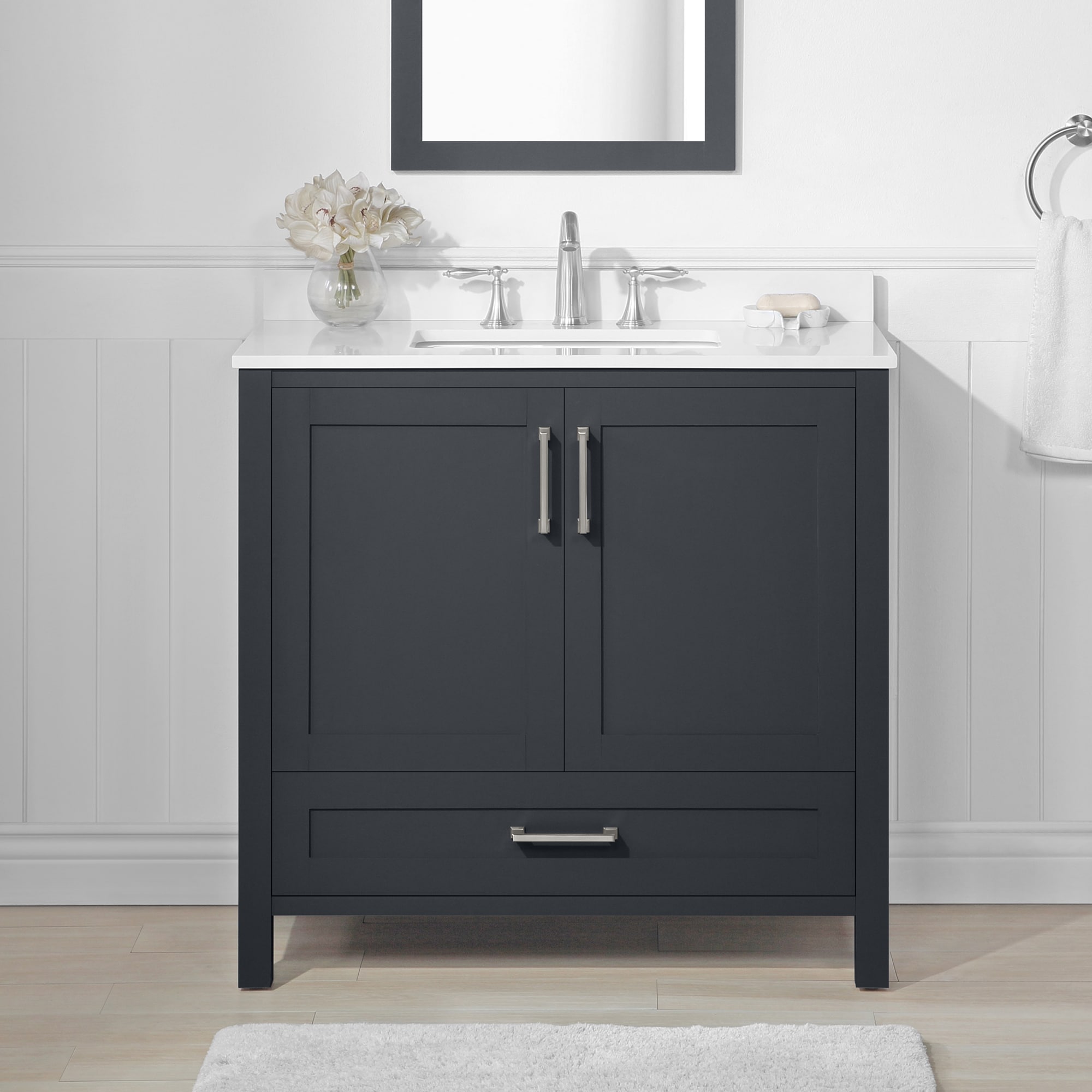 Our Favorite Dark and Black Bathroom Vanities - Plank and Pillow