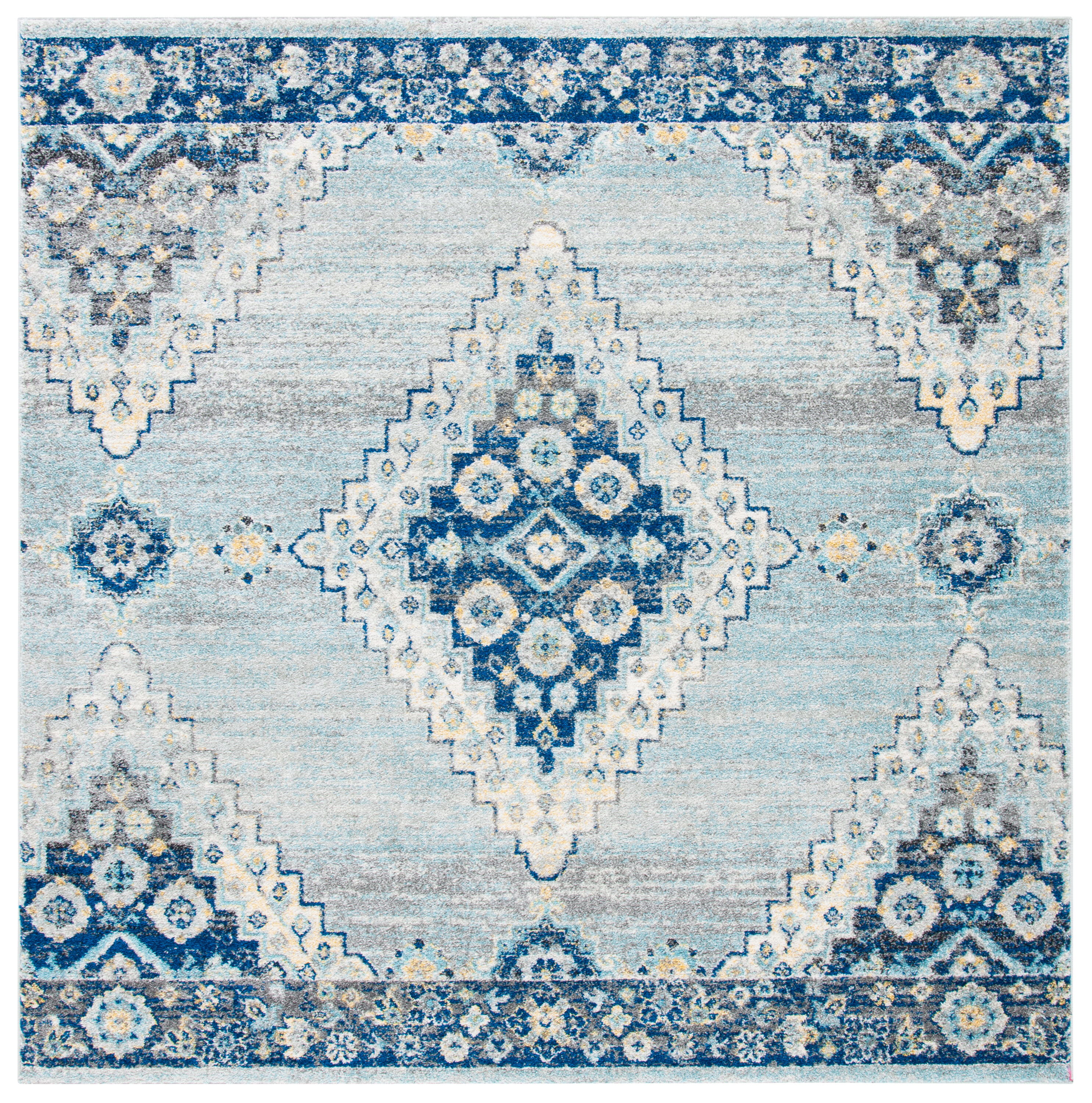 Madison 615F Grey Cream 7 X 7 Area Rug