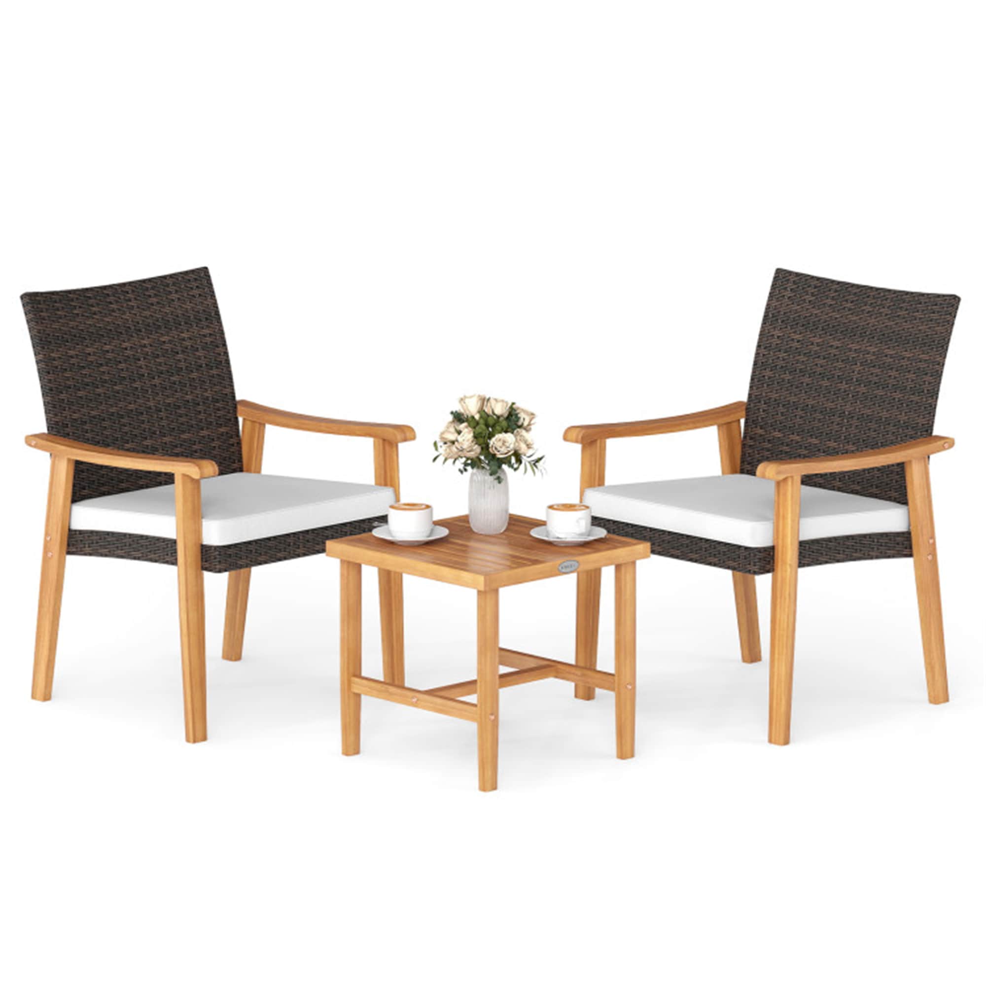 BABOOM BOM-74932WH-CO Patio-Conversation-Sets - View #2