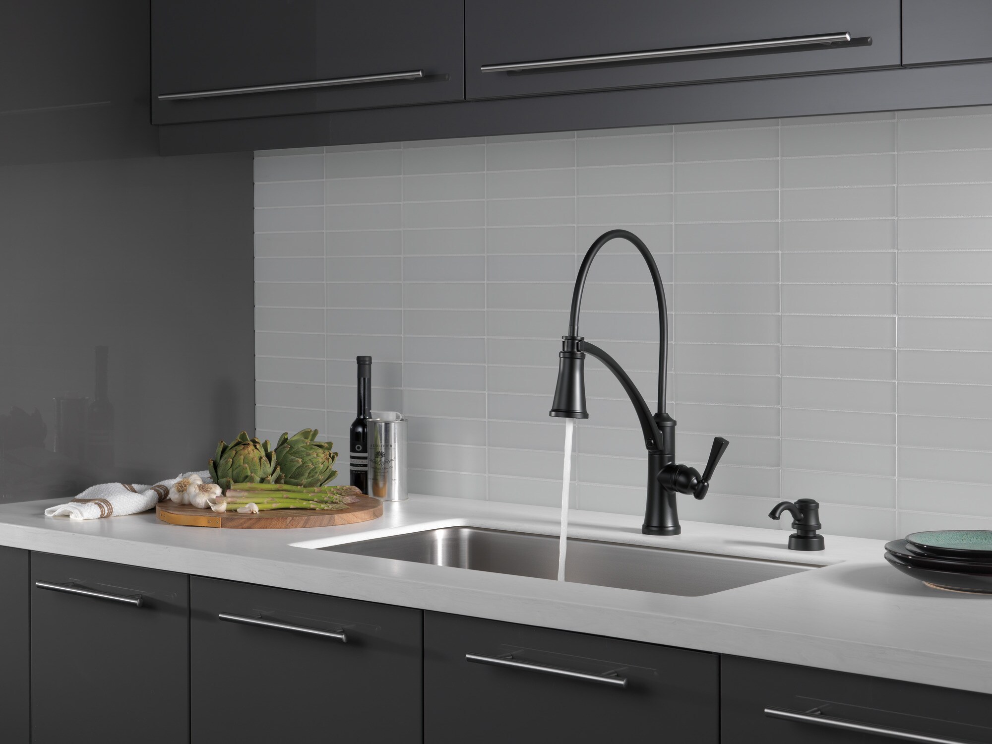 Delta 19744Z-BLSD-DST Kitchen-Faucets - View #3
