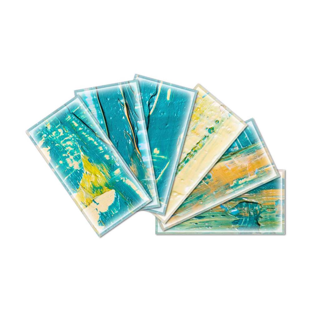 Instant Mosaic Upscale Designs by Ema 16-Pack 3-in x 6-in Glossy Glass Subway Wall Tile