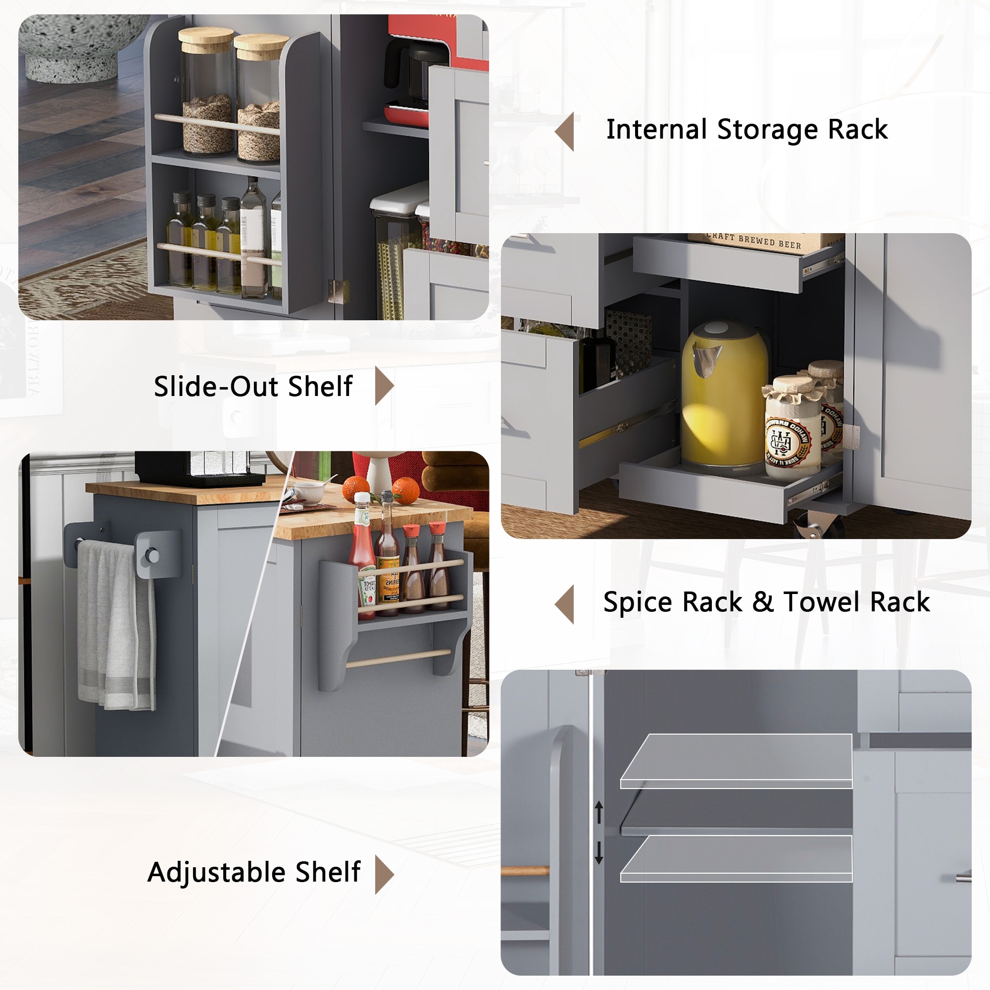 ModernLuxe L-WF316599AAG Kitchen-Furniture - View #4