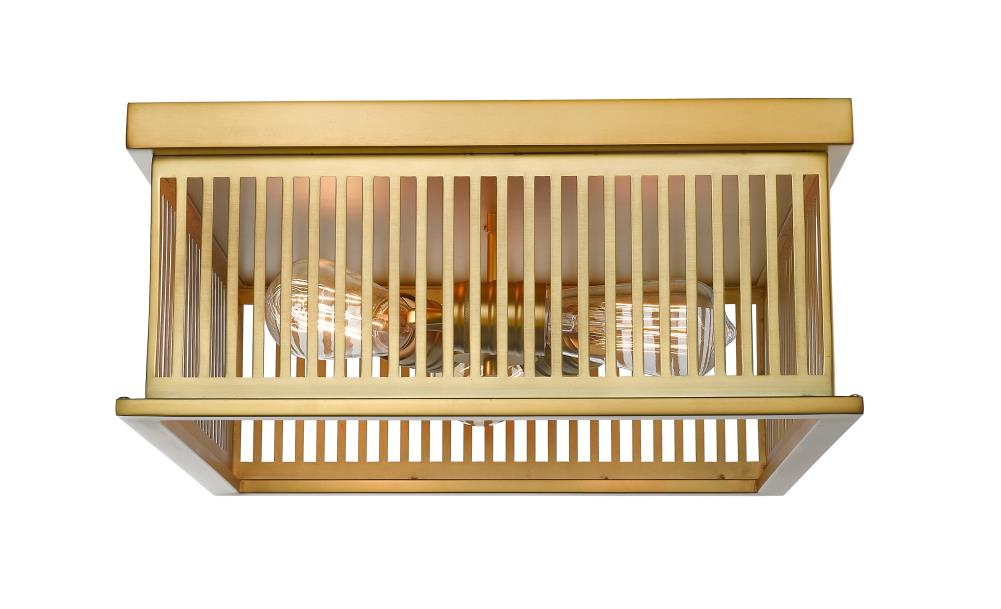Z-Lite 333F3BR flushmounts - View #2
