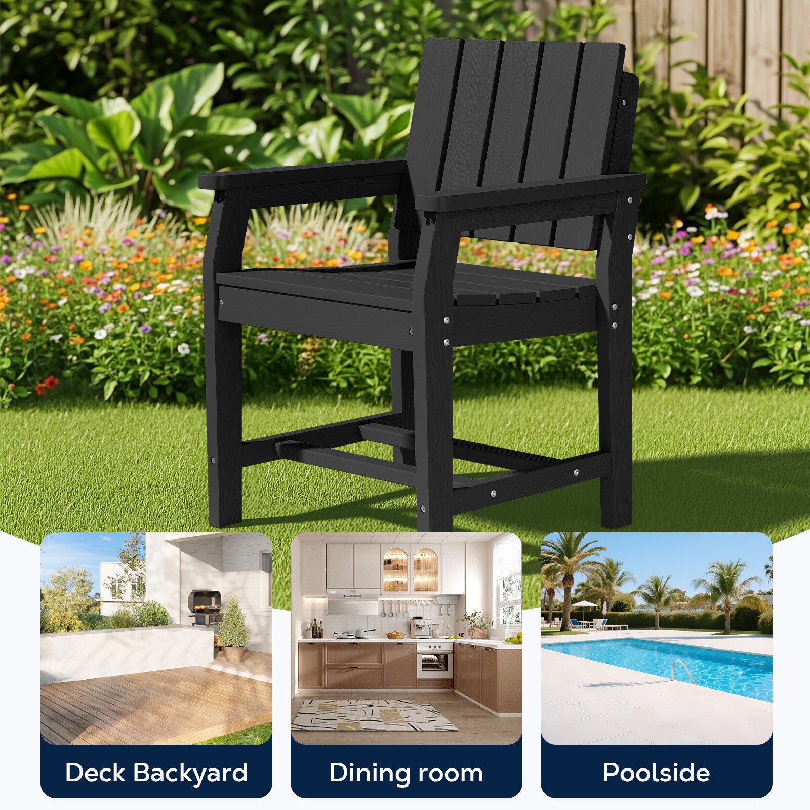 JEAREY LS-WLCY-BK Patio-Chairs - View #3