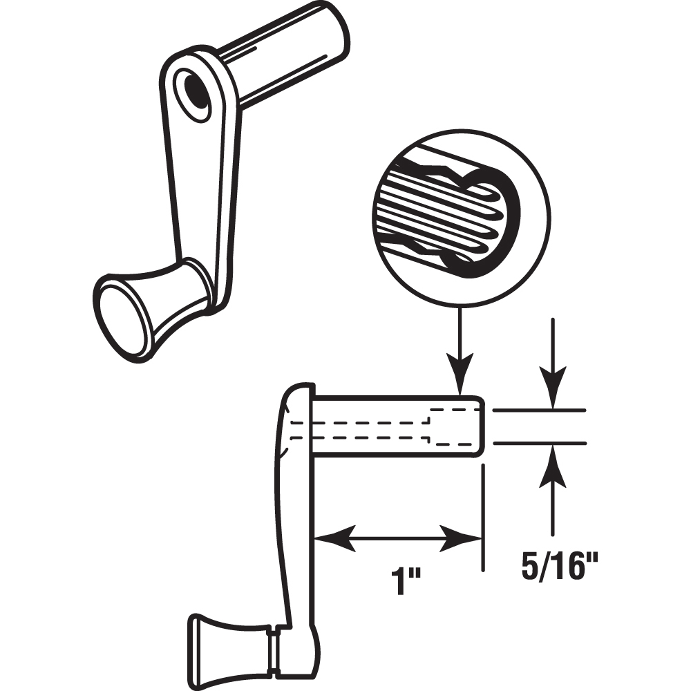 Prime-Line R 7007 Casement-Window-Crank-Handles - View #2