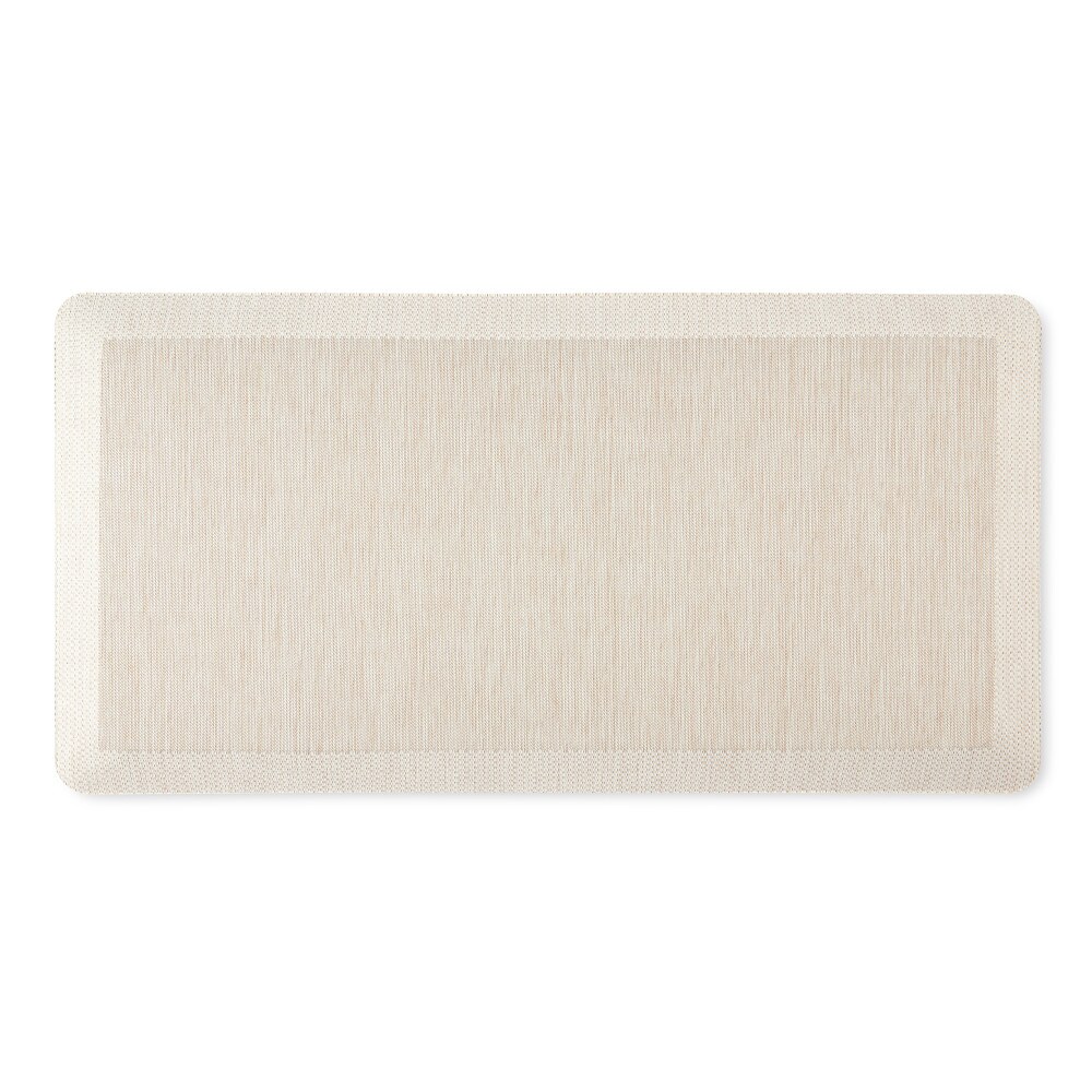 Emeril Lagasse 2-ft x 3-ft Beige Rectangular Indoor Anti-fatigue Mat in the  Mats department at