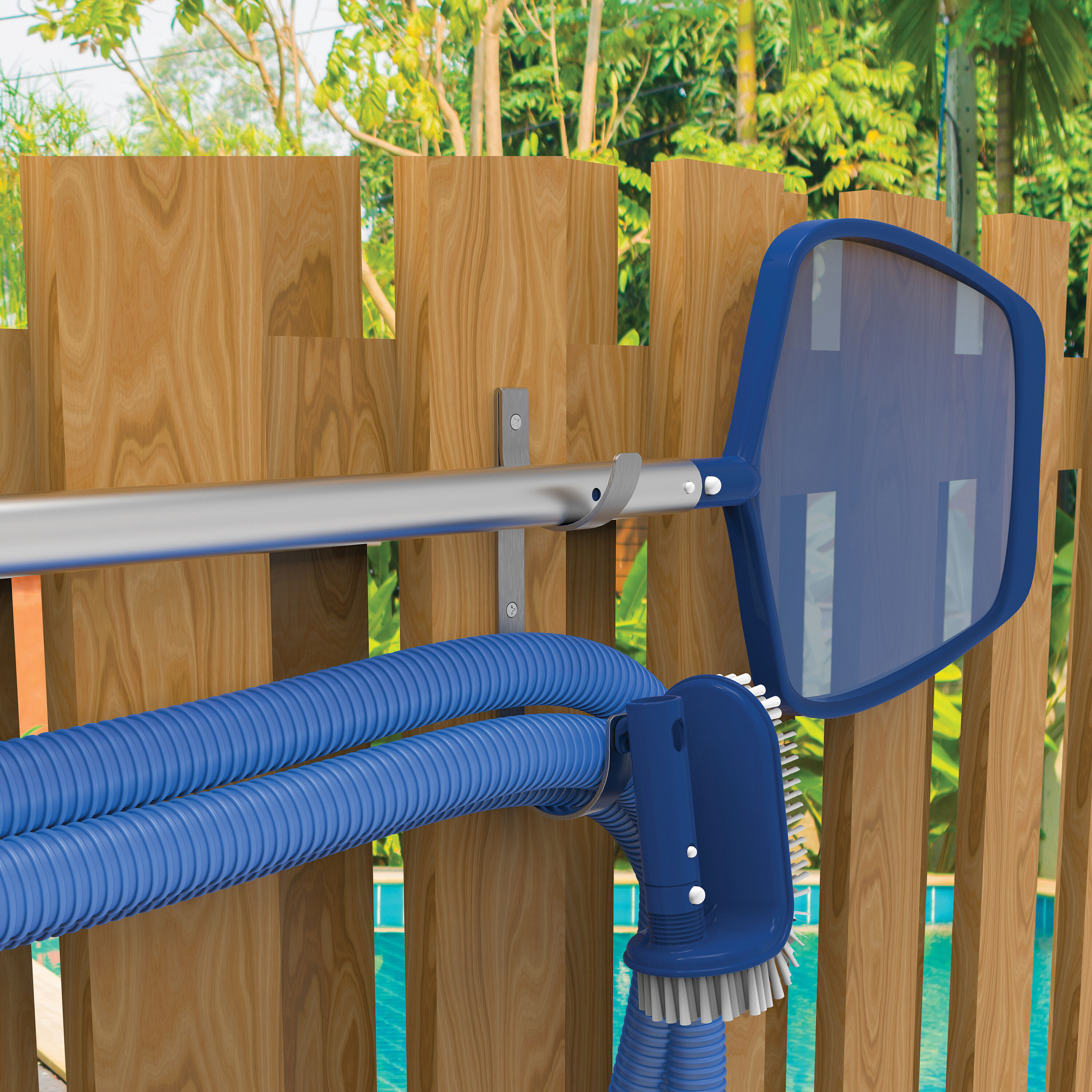 Pole and hose hanger(s) Pool Maintenance Equipment at