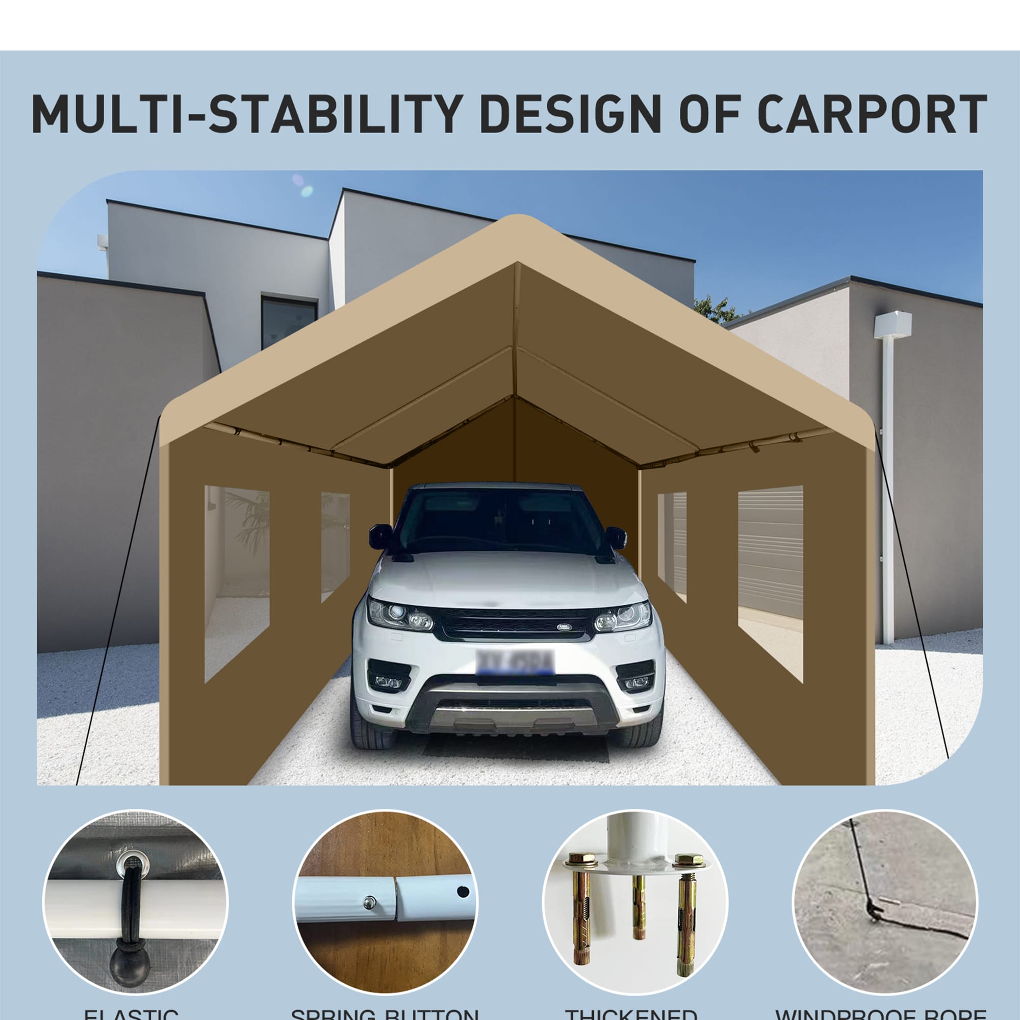 Mondawe MO-SS-76015 Carport-Covers - View #3