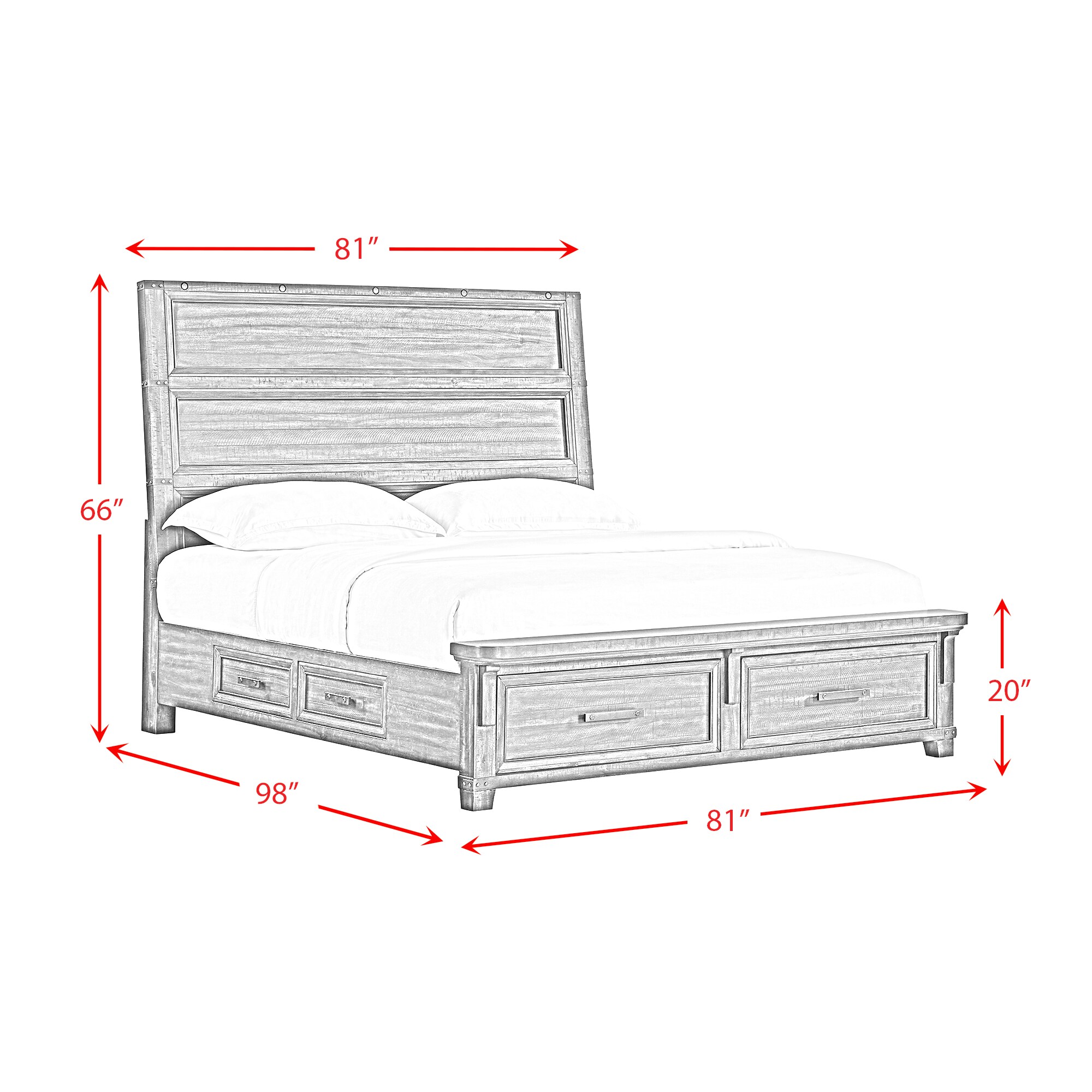Picket House Furnishings B-13010-8-KSB-5PC Bedroom-Sets - View #8