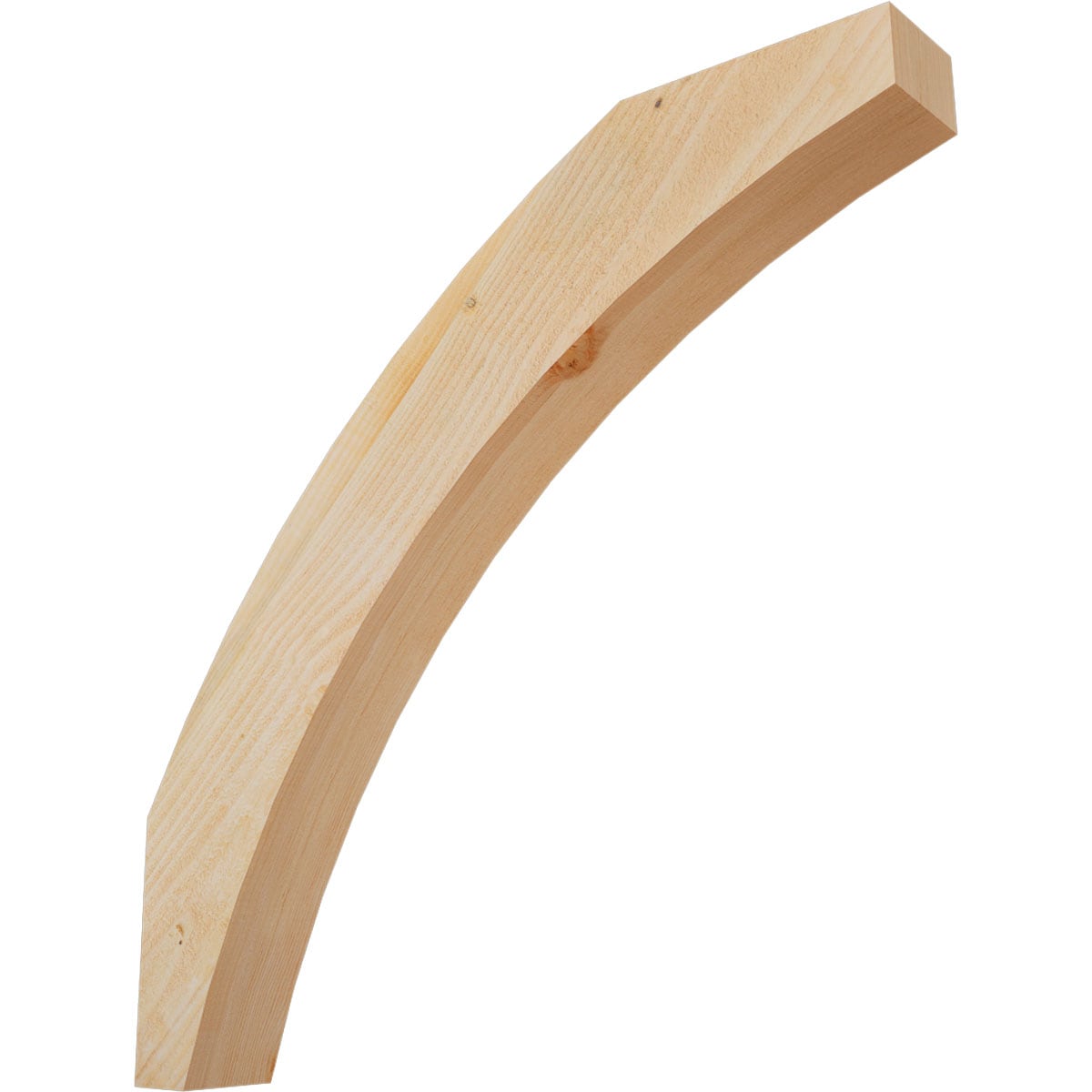 Ekena Millwork 4-in x 30-in x 30-in Douglas Fir Wood Thorton Rough Sawn Knee Brace #BRC04X30X30THR00RDF