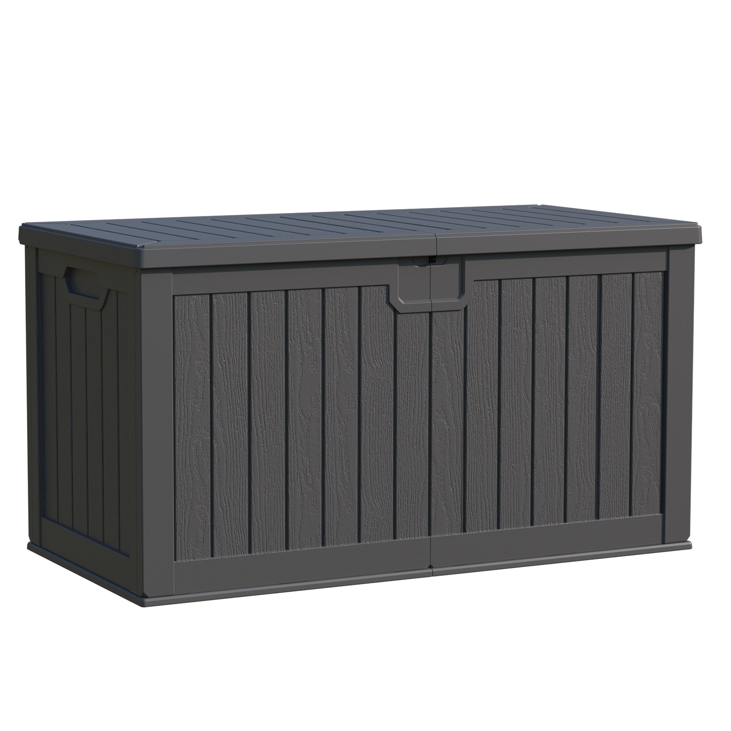 Patiowell WES-0641-0 230-Gallon Black Plastic Deck Box
