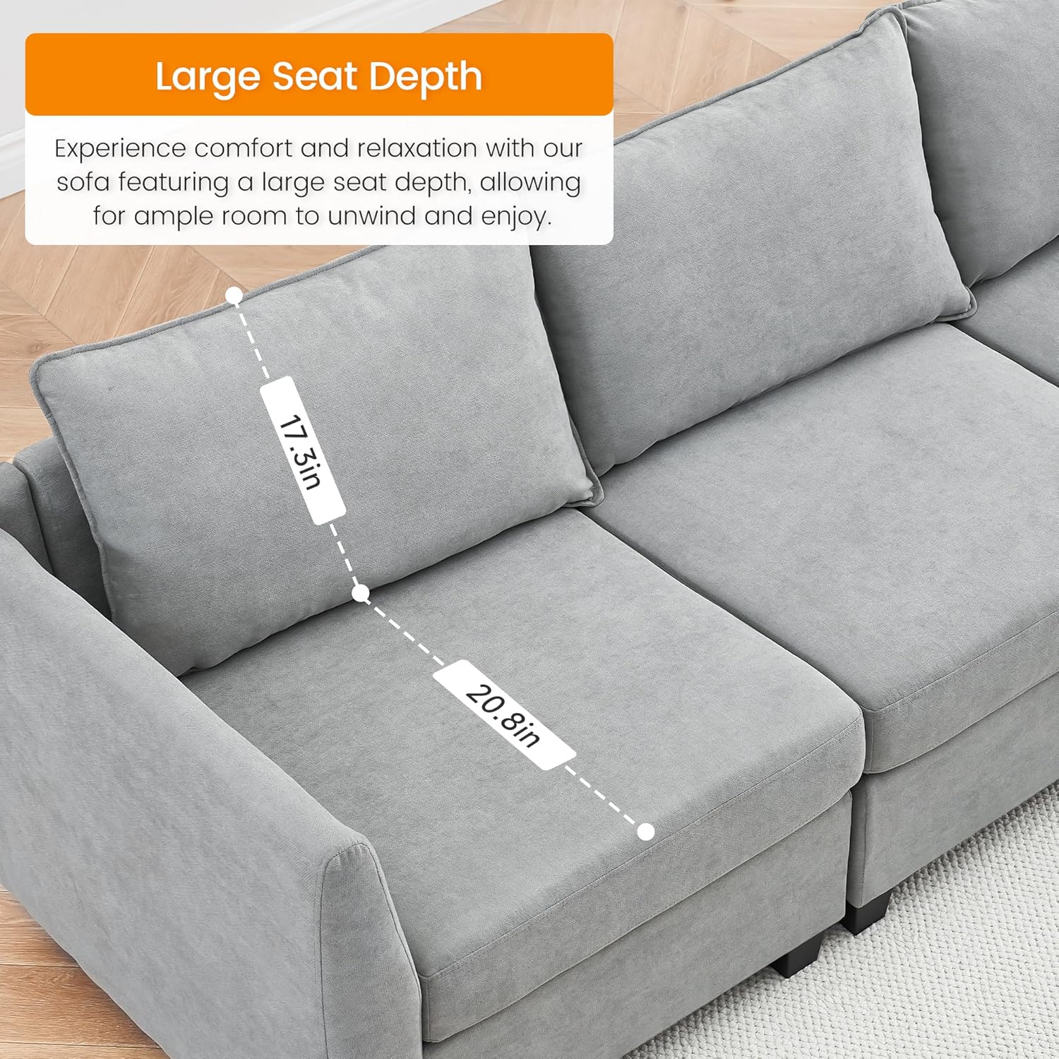 WhizMax PD-PHO-10N0VBQN Sofas-Loveseats - View #5