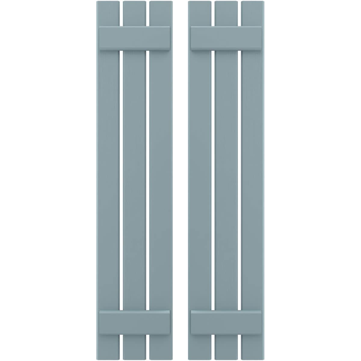 Wood Blue Exterior Shutters at Lowes.com