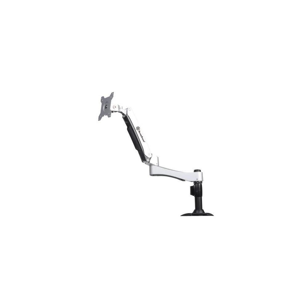 SilverStone SVSTT476 Silver Stone Technologies ARM11SC ARM One Single LCD Interactive Monitor Mount- Silver