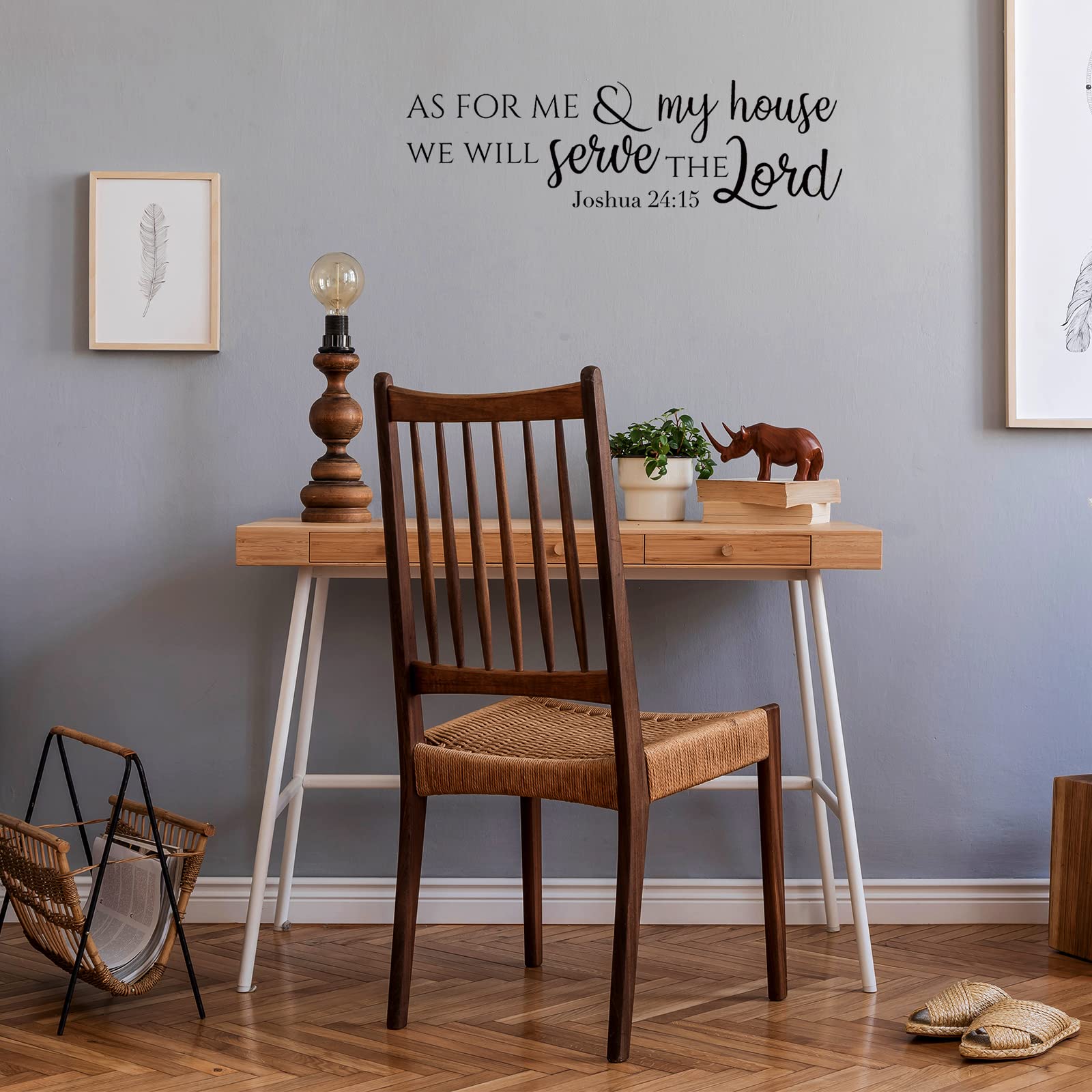 LAIFUCAM Inspirational Bible Verse Wall Stickers Motivational Scripture ...