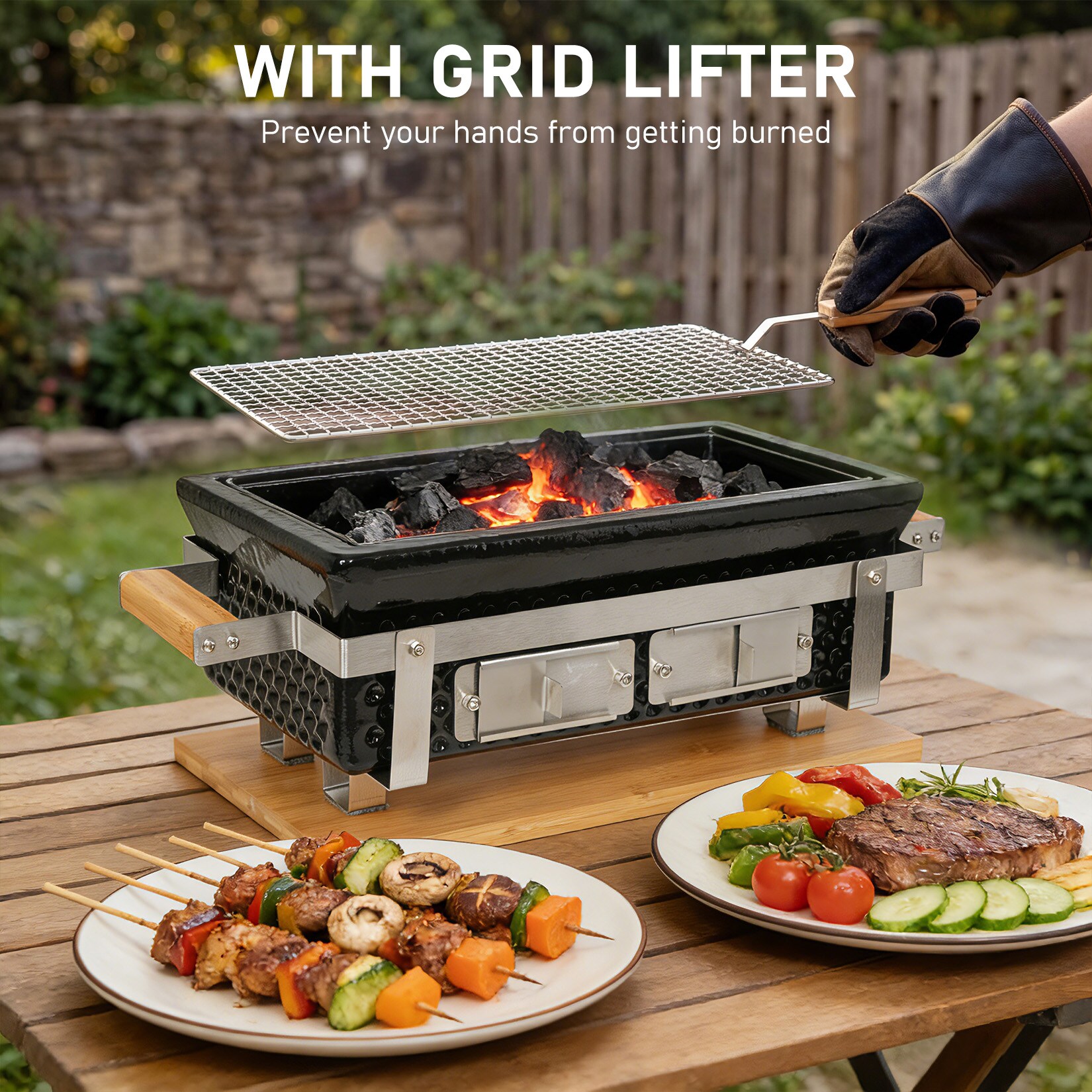 Garvee 09GXFCHBNL-HXYY-2287 Charcoal-Grills - View #6