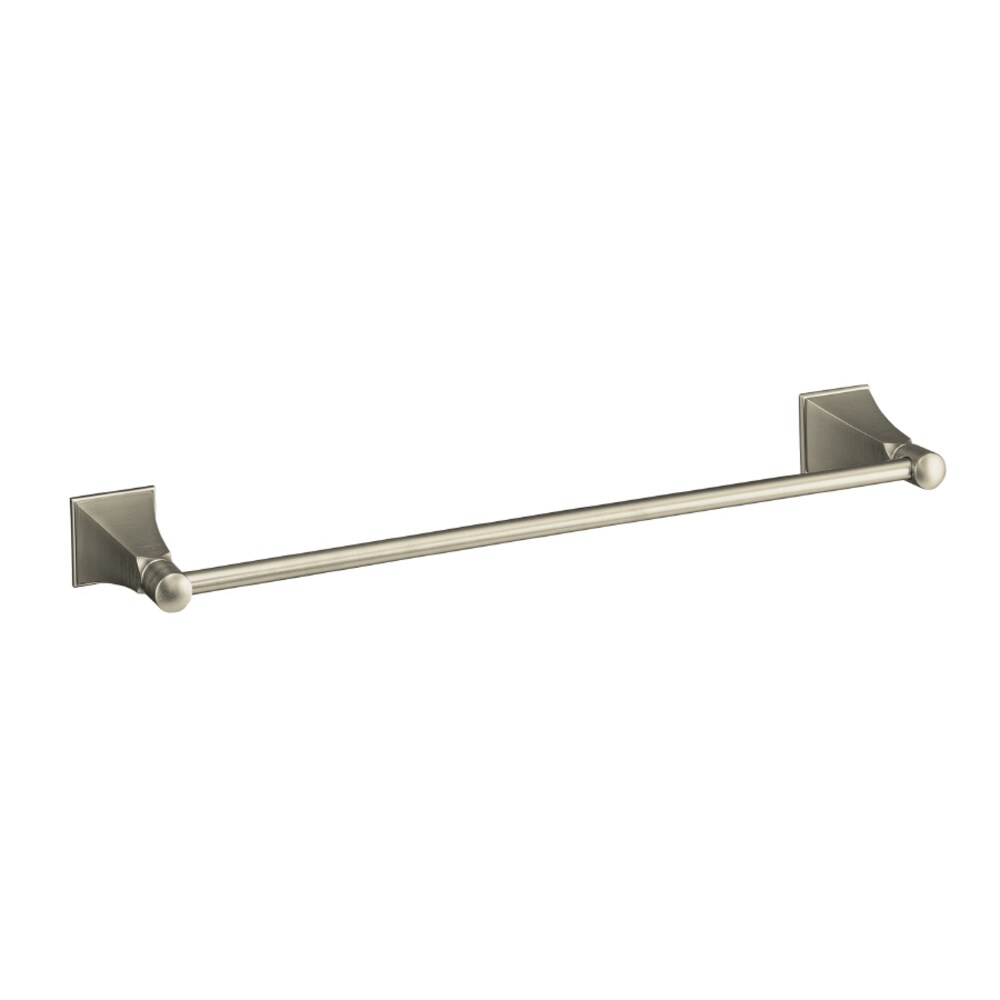 KOHLER 485-BN Memoirs 18-in Vibrant Brushed Nickel Wall Mount Single Towel Bar