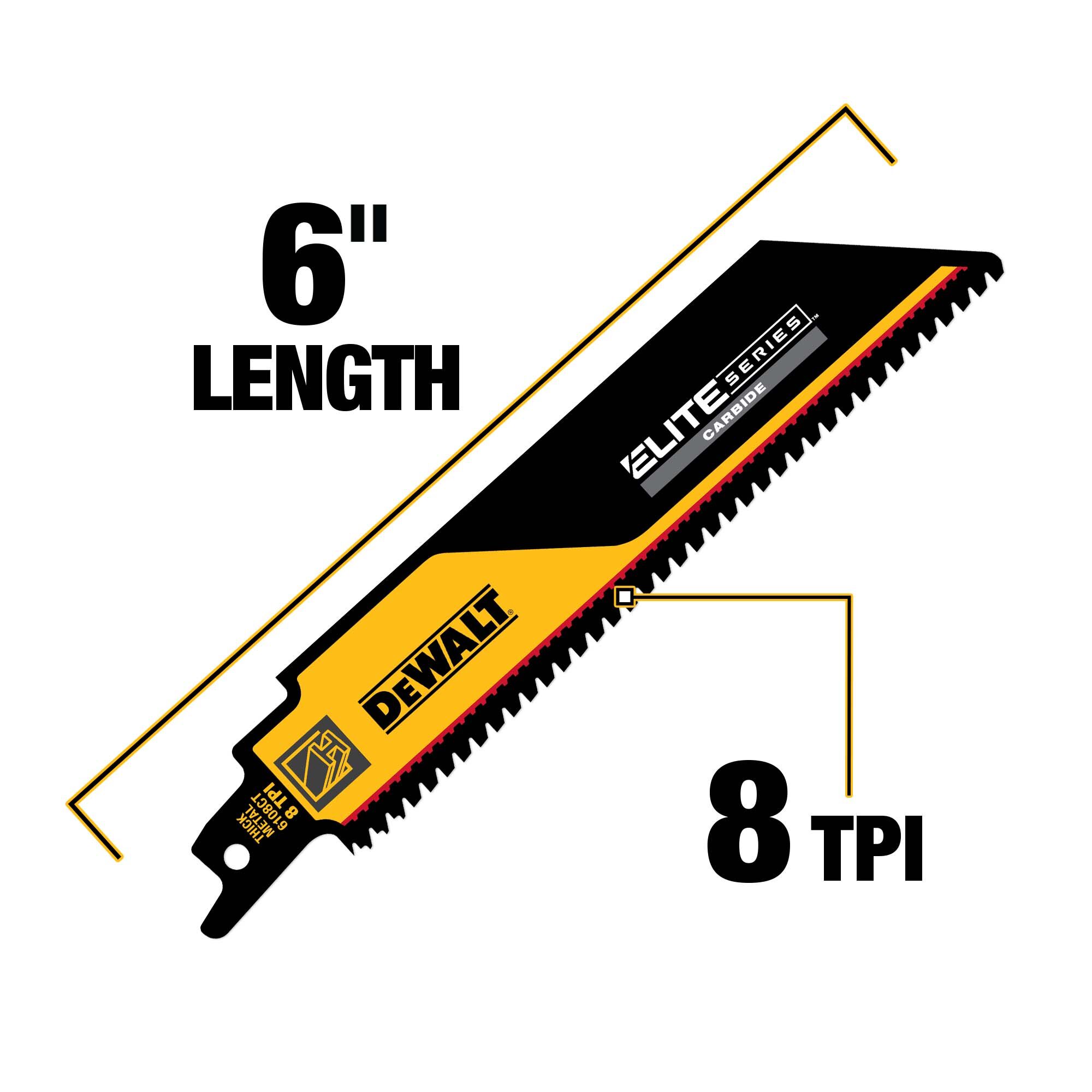 DEWALT DWAR6108CT-3 Reciprocating-Saw-Blades - View #2