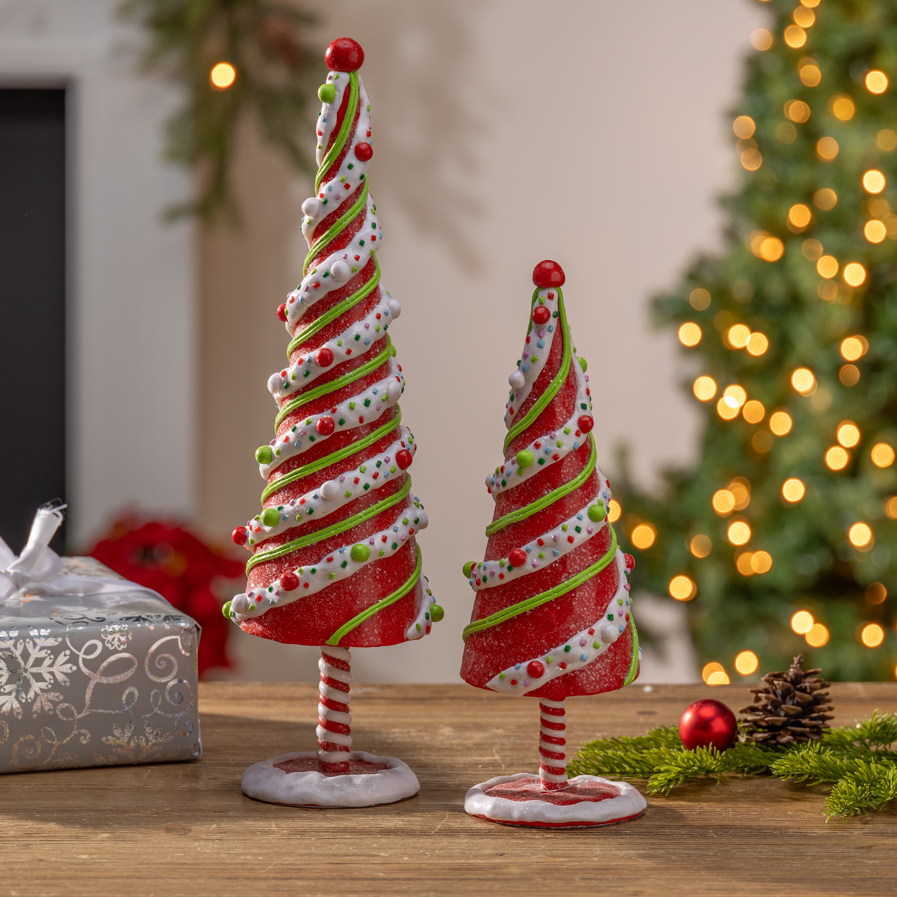 Gerson International 2659460EC 15.5-in Decoration Christmas Tree(s) Christmas Decor