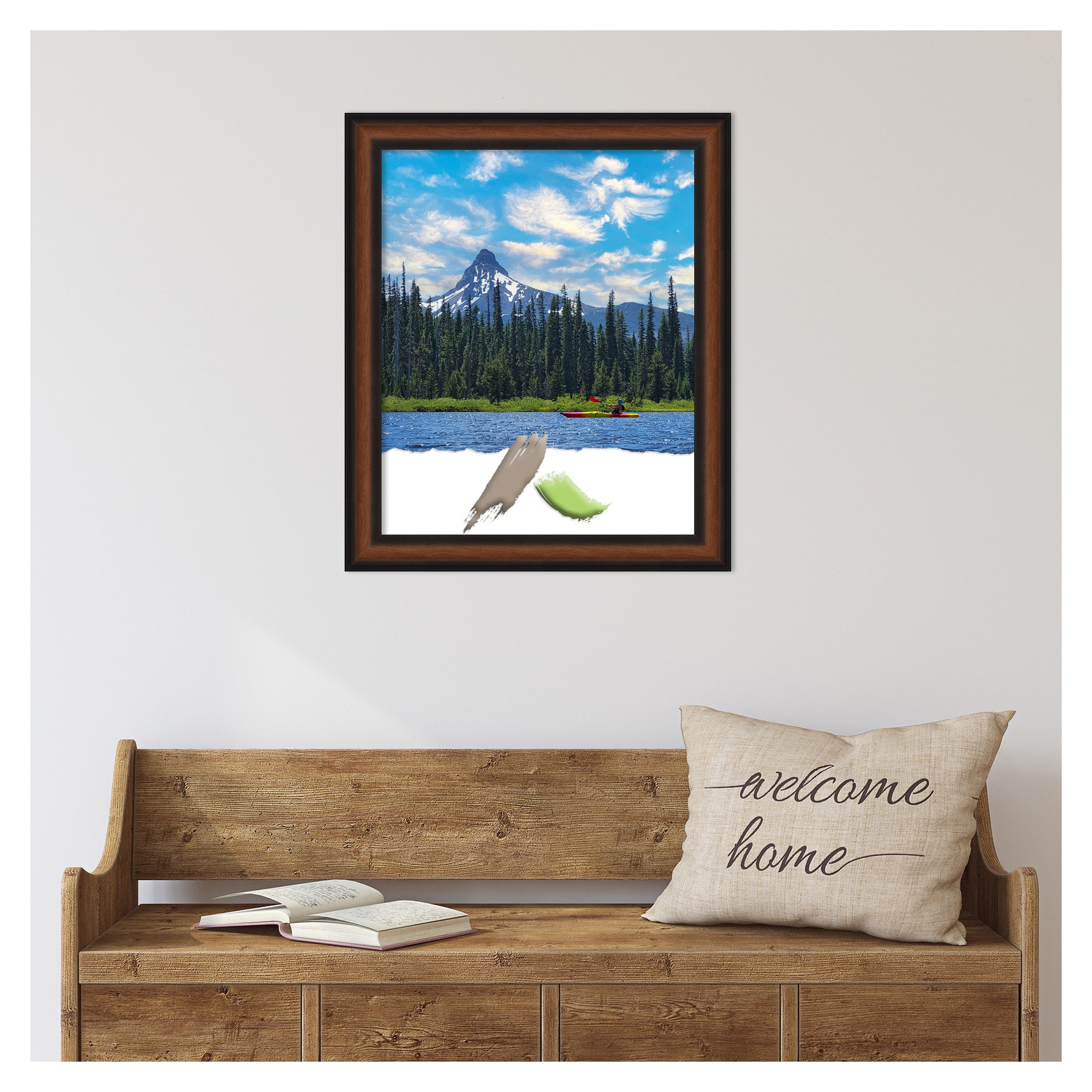 Yale Walnut 18x22 Classic Picture Frame