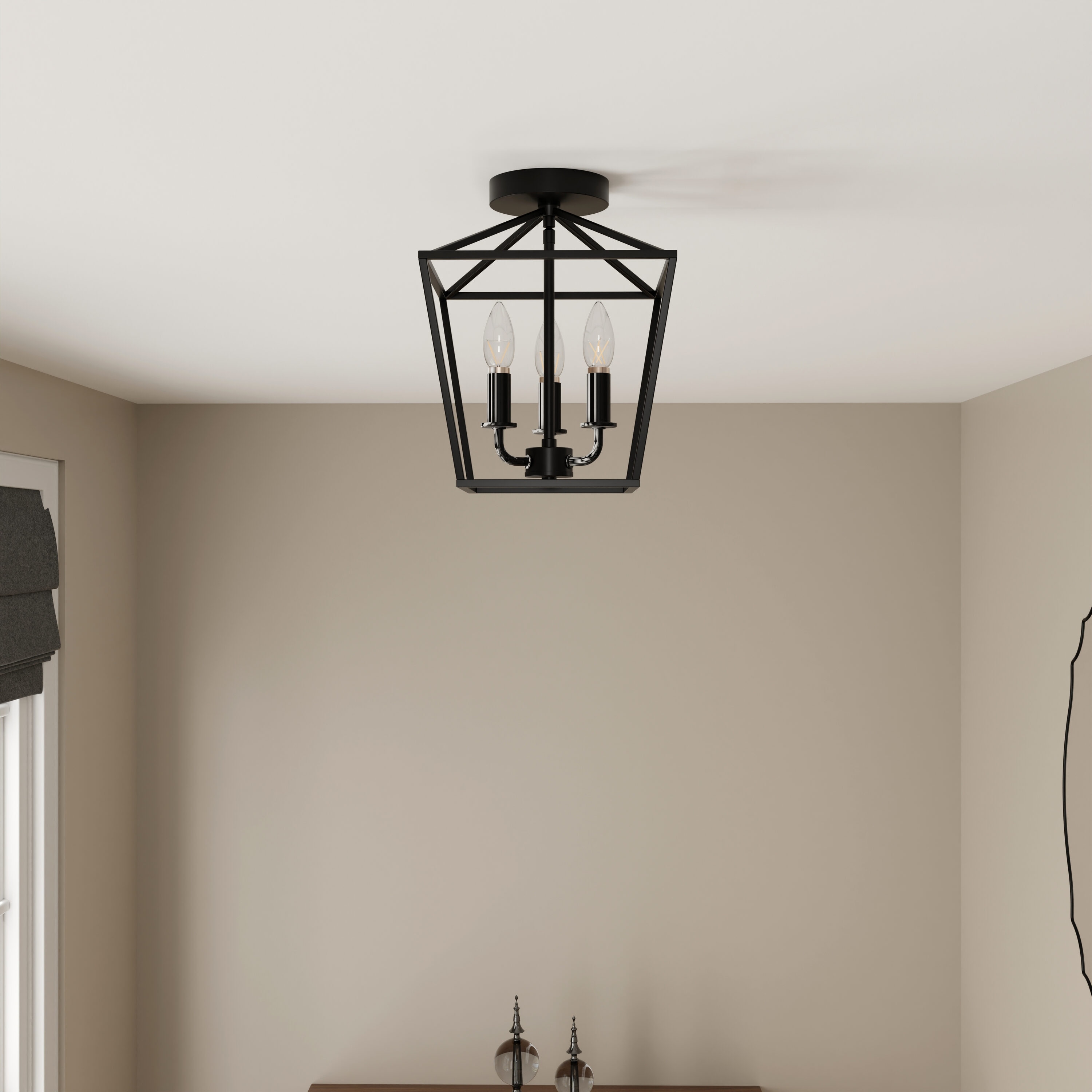 allen + roth CH31-3MBK flushmounts - View #4